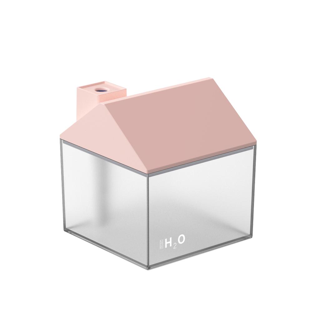 House Shape Portable Humidifier Ultrasonic Air Humidifier with Mini Fan and Light