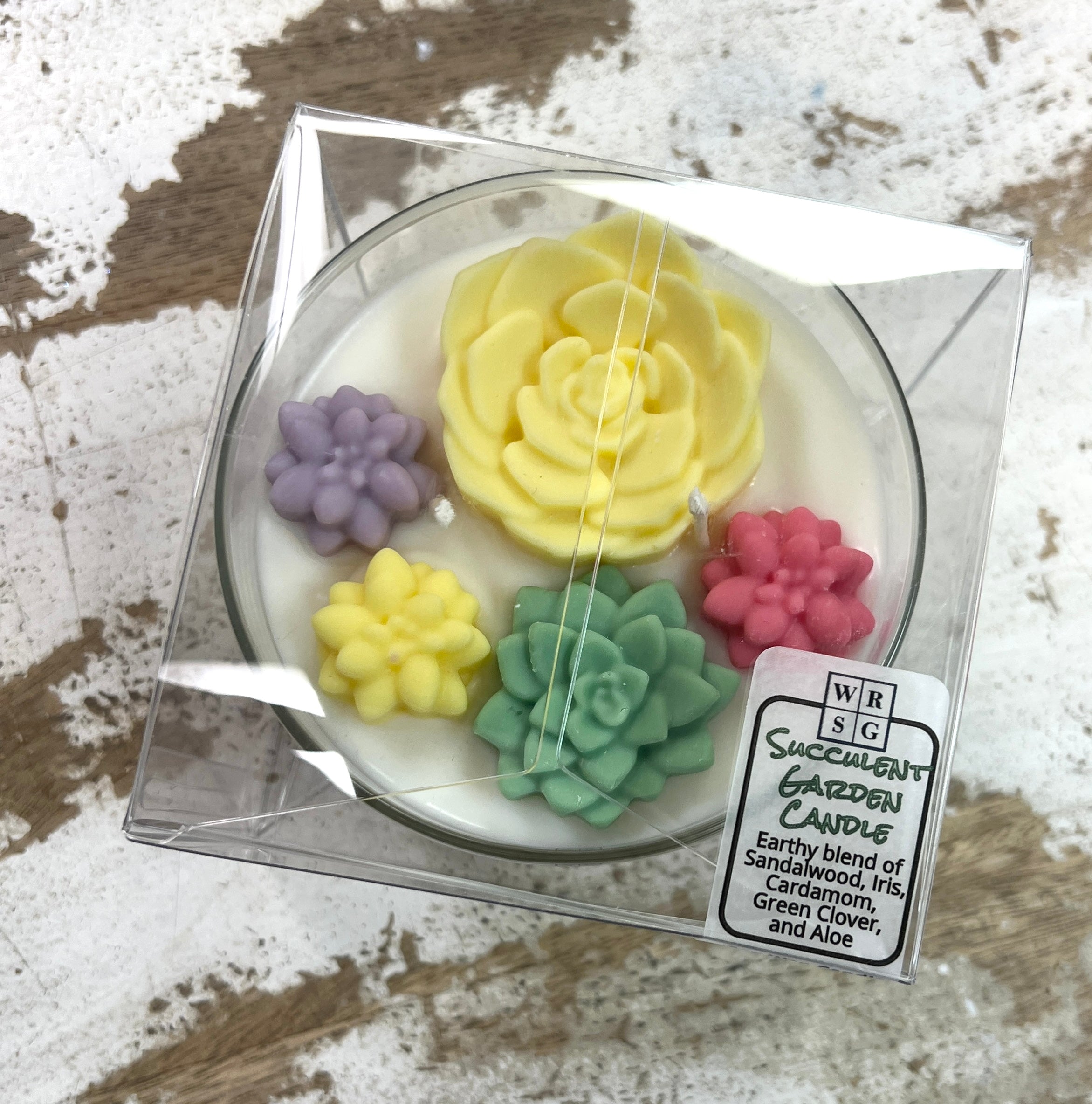 Succulent Garden Soy Wax Candle