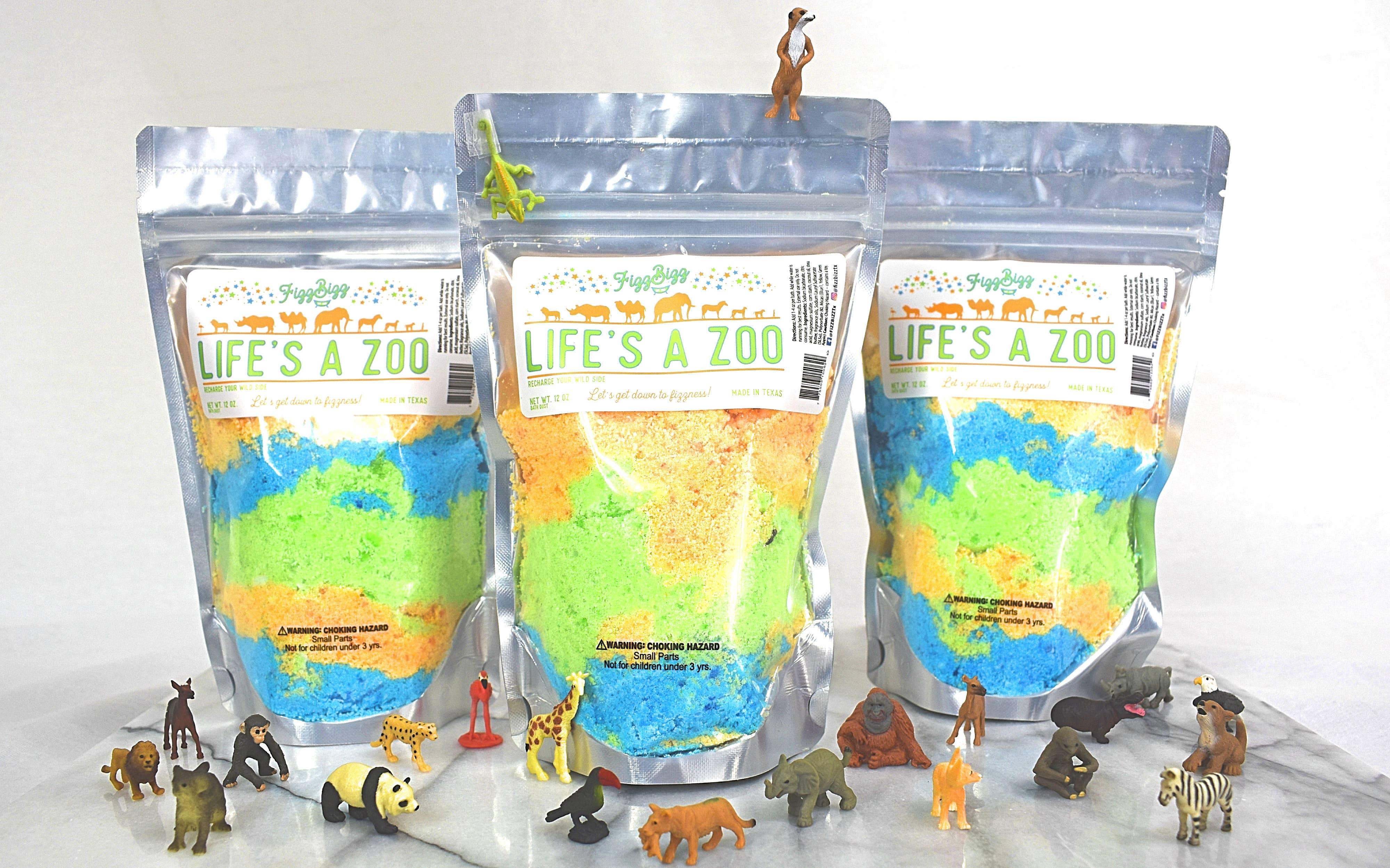 Fizz Bizz LLC - Life's A Zoo - Kids Bath Salts