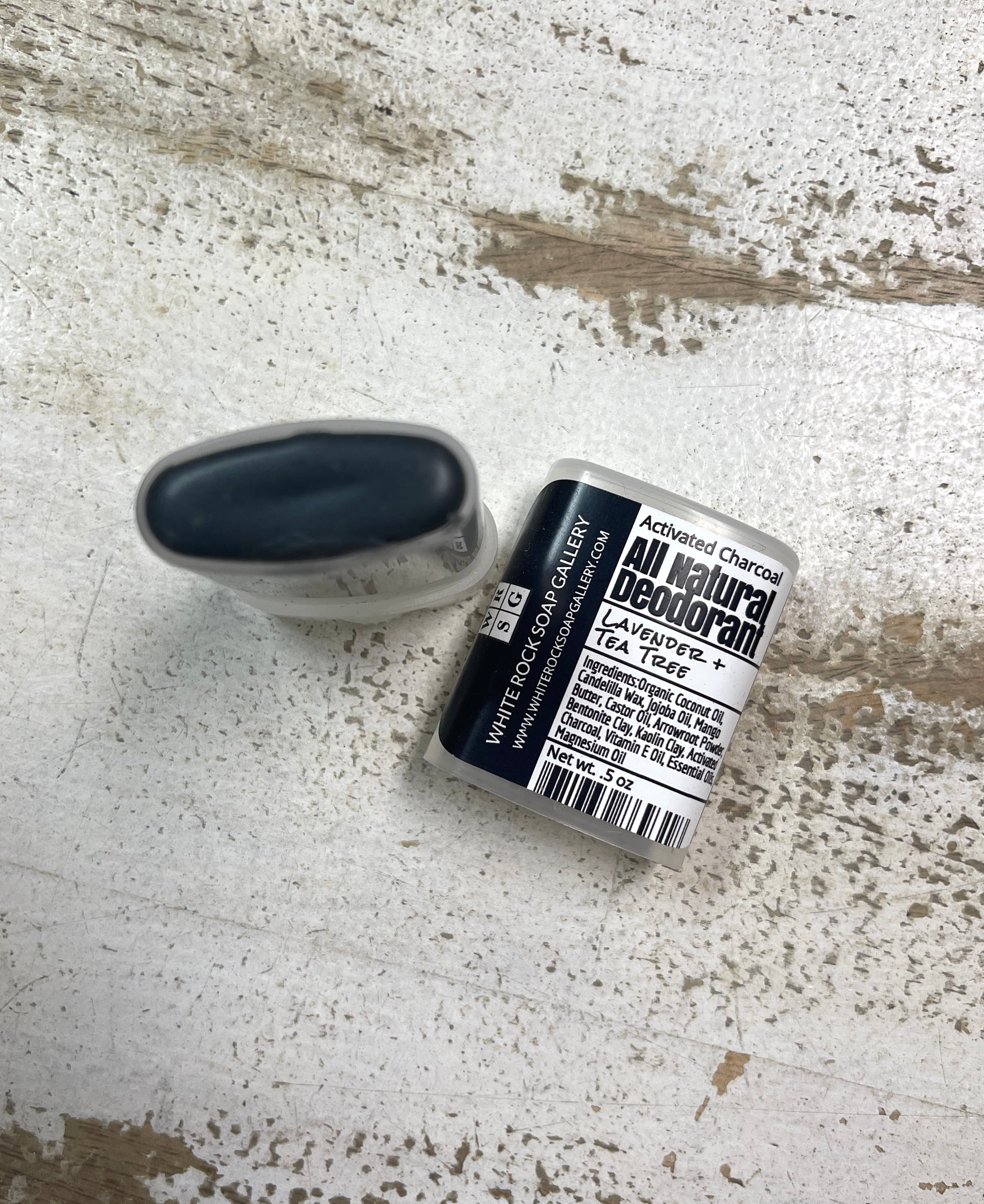 Activated Charcoal Aluminum Free Deodorant - Travel Size