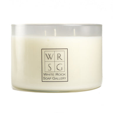 Three Wick Soy Wax Candle - White Rock Soap Gallery