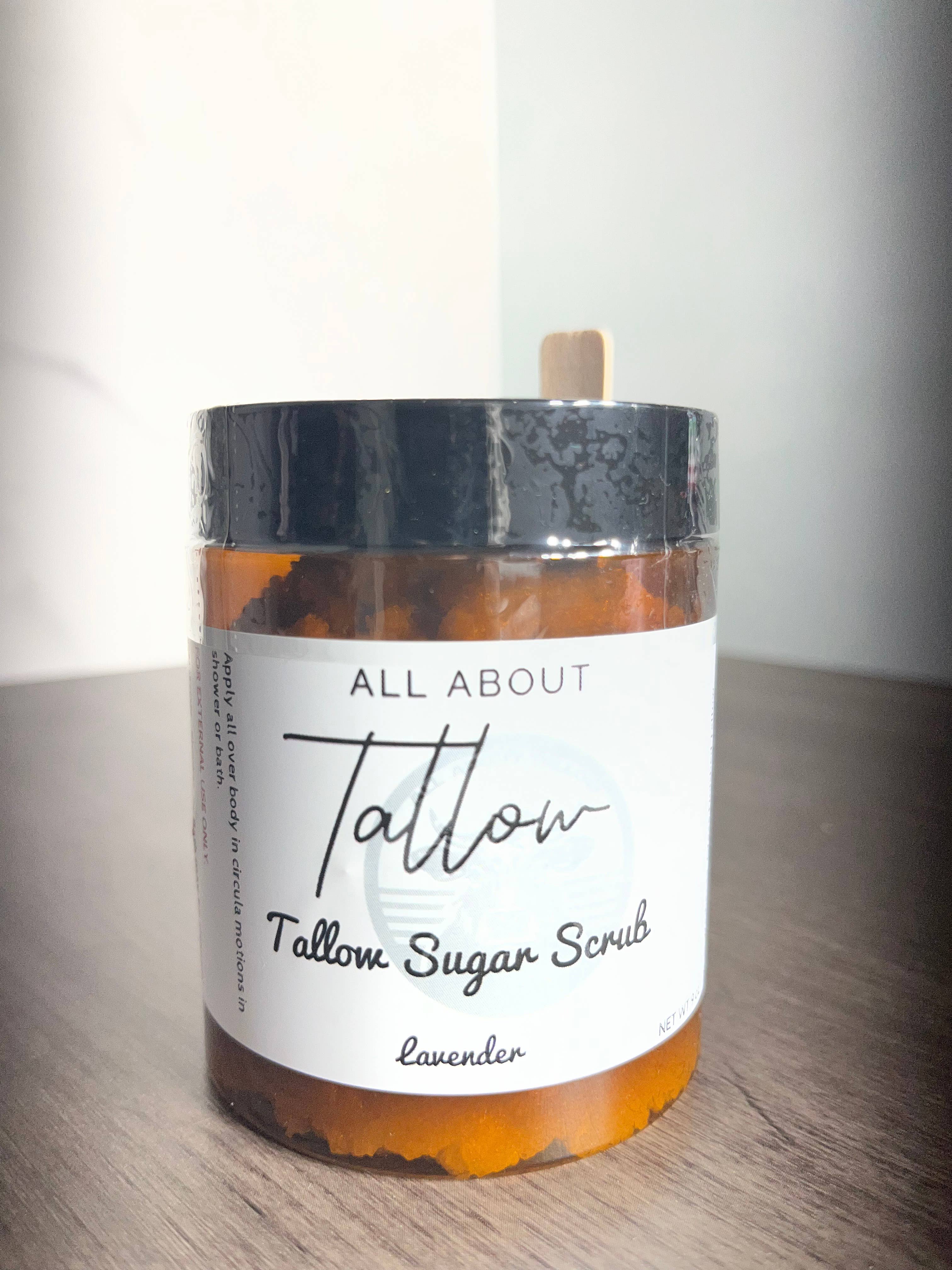All About Tallow - Tallow Sugar Scrub - 9 oz: Lavender