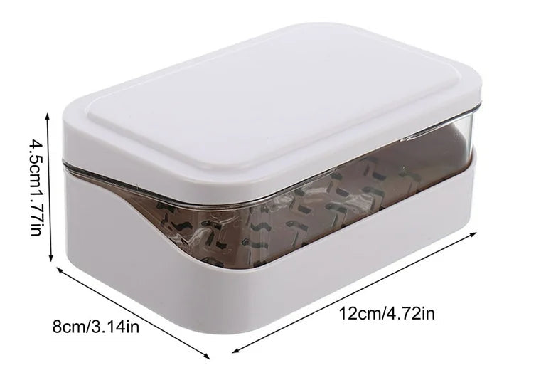 Double Layer Draining Soap Box w/ Lid