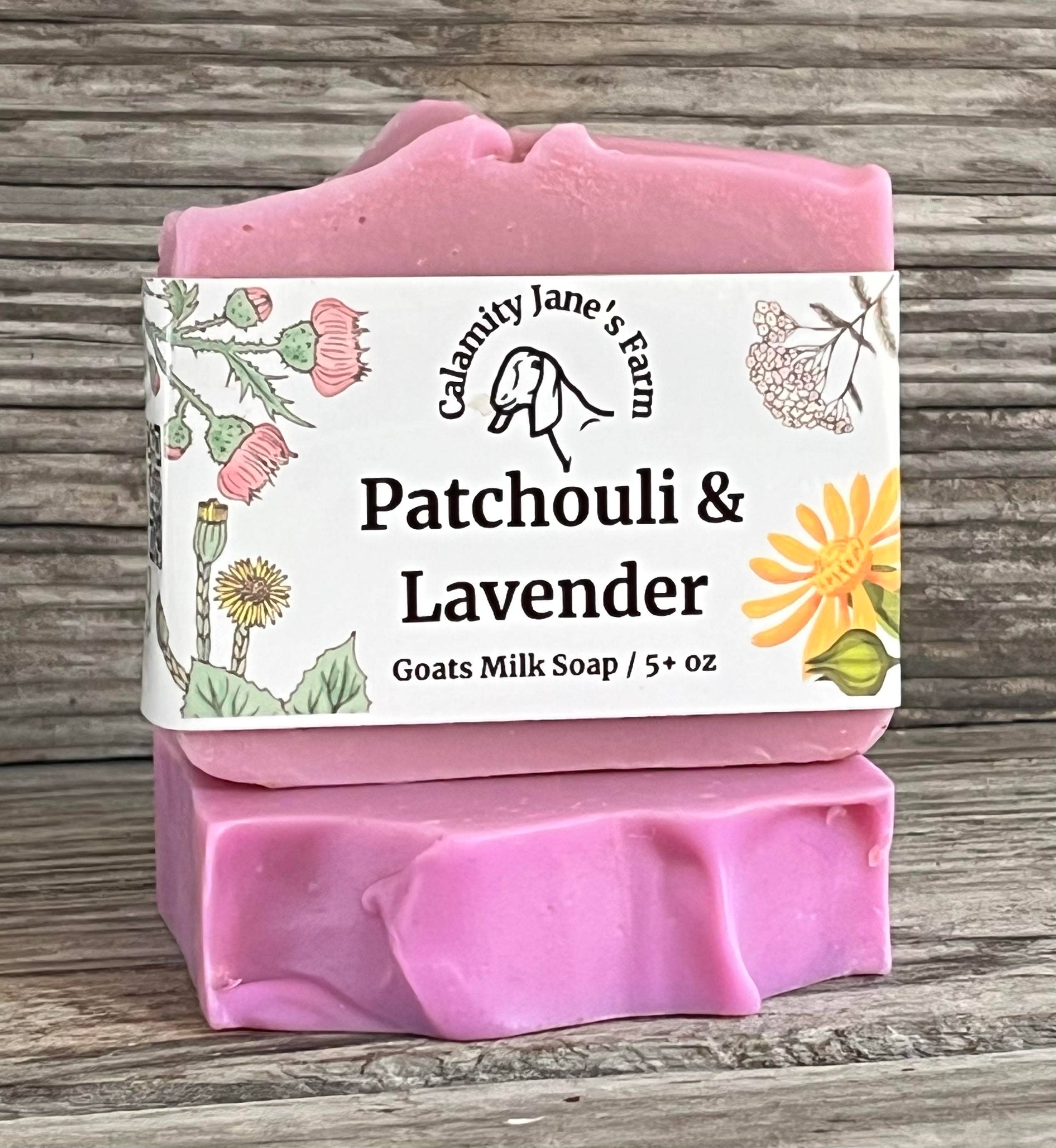 Calamity Jane’s Farm - Patchouli & Lavender Goats Milk + Tallow Soap