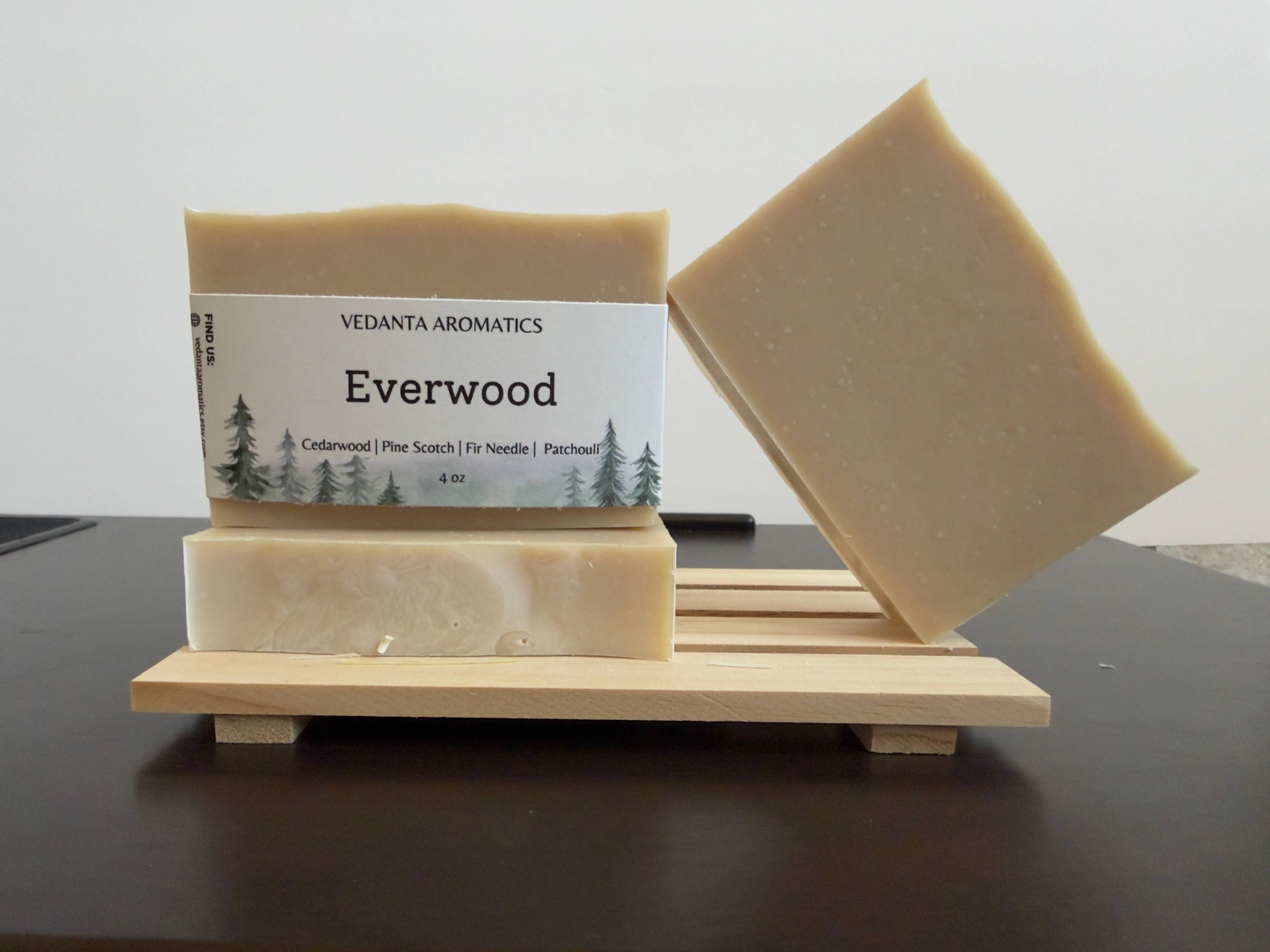 Fir Needle Cedarwood Pine Patchouli - Woody Soap Bar 4 Oz