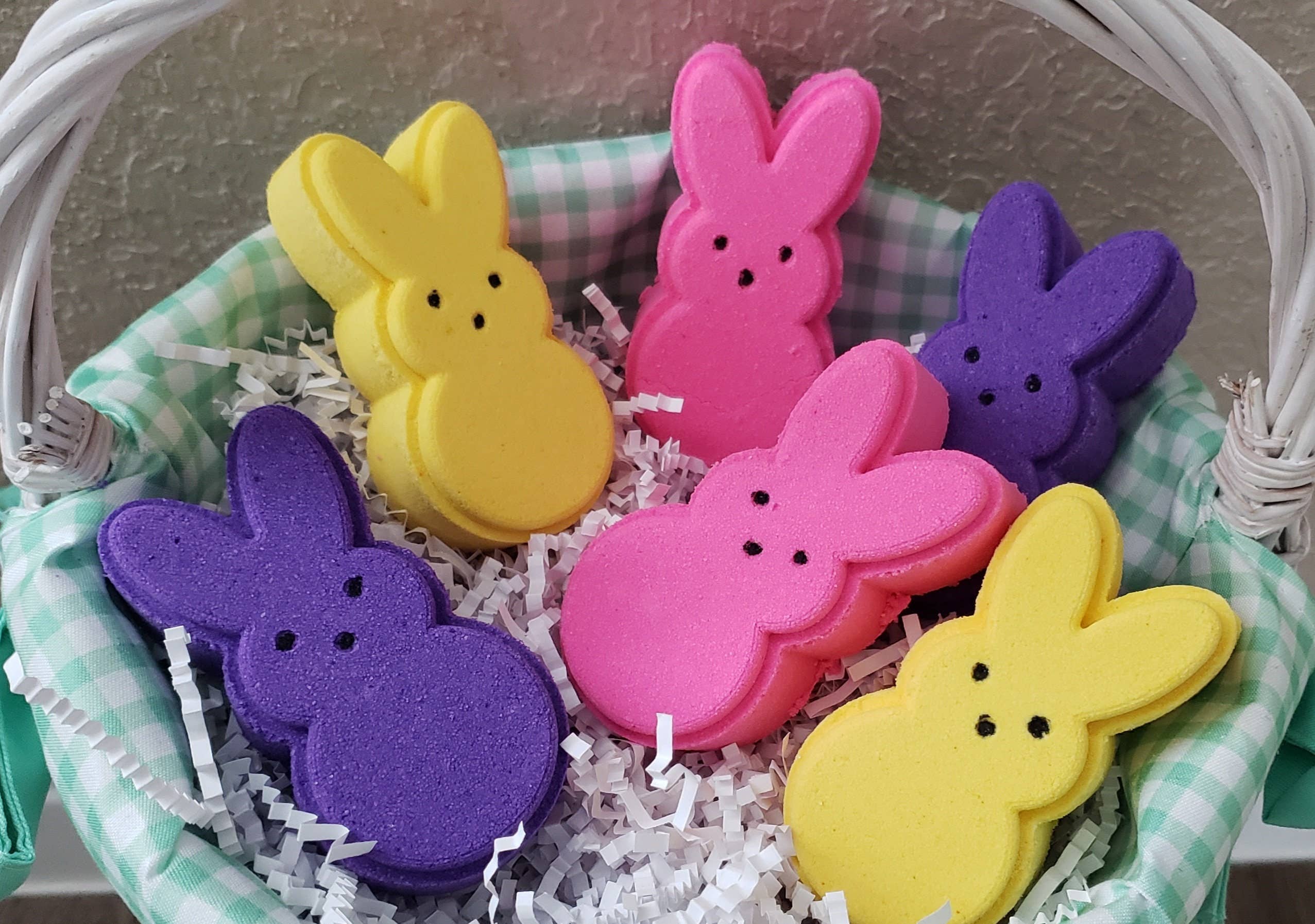 Peeps Easter Bunny Bath Bombs - Bunny Burps