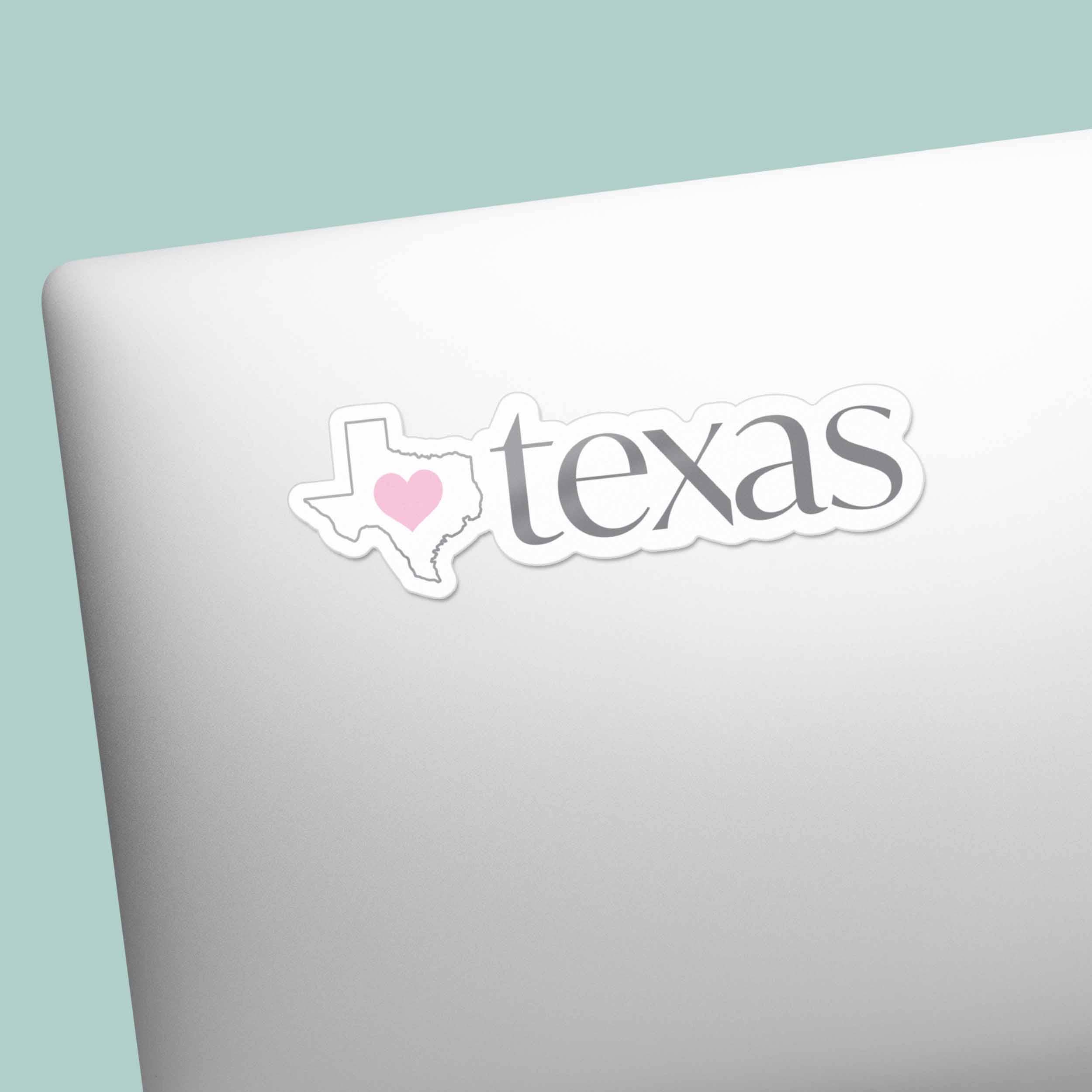 Sentinel Supply - Texas Heart Sticker - Cute Lone Star State Decals