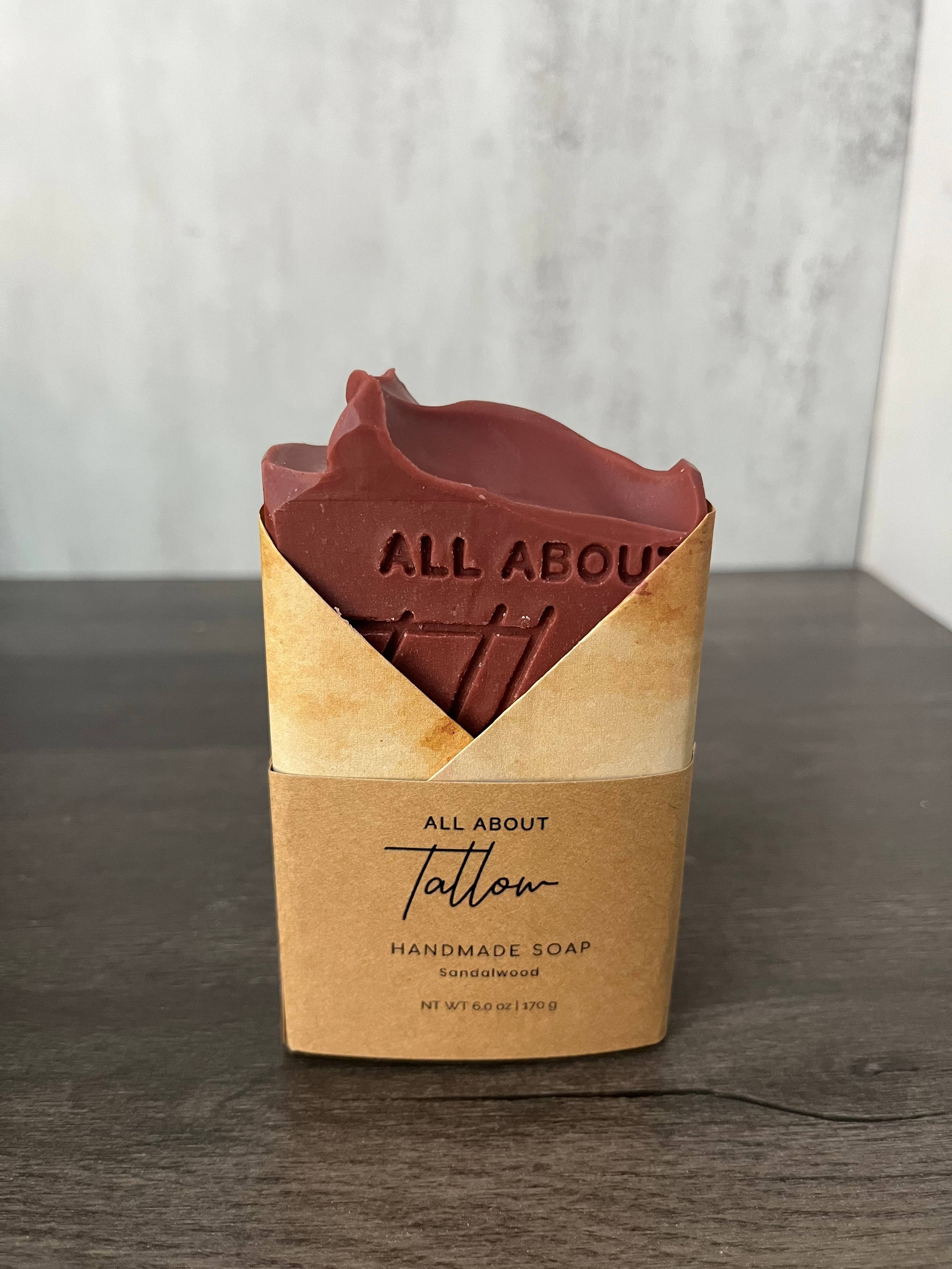 Handcrafted Tallow Soap: Lemongrass & Lime