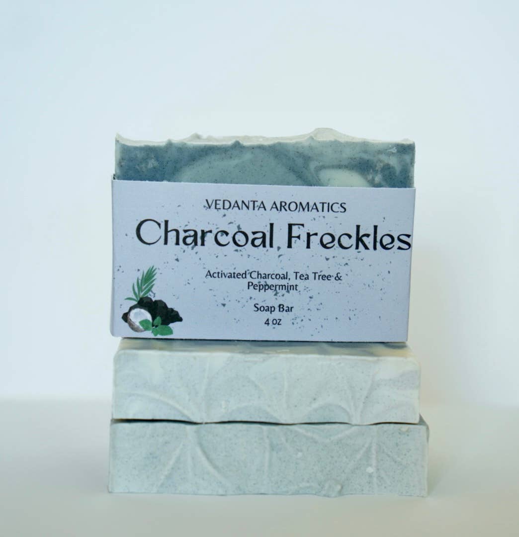 Tea Tree Charcoal Fine Grit Scrub Detox Soap Bar 4oz