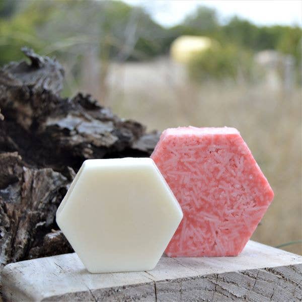 Sheepish Grins - Solid Shower Bars and Conditioner Bars: Lemon Lavender / Set of Both