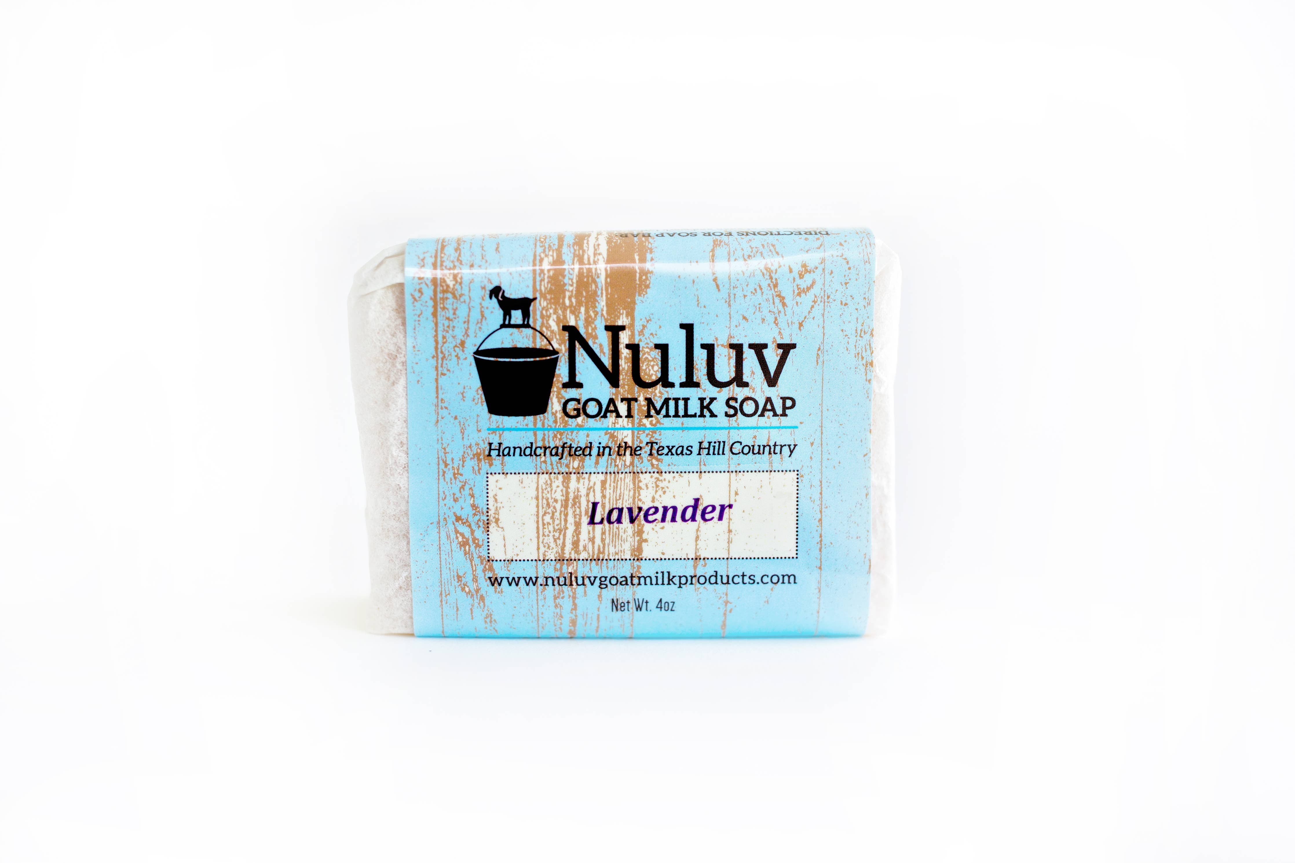 Nuluv Goat Milk Products - Nuluv Goat Milk 4-oz. Bar Soap - Timeless Fragrances: Lemon Lush