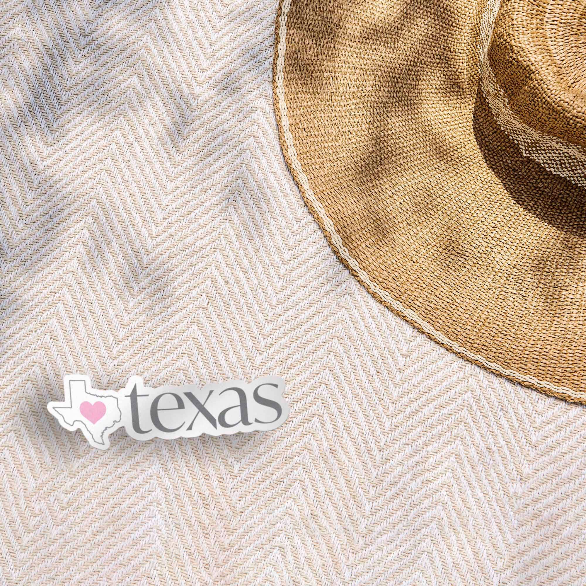 Sentinel Supply - Texas Heart Sticker - Cute Lone Star State Decals