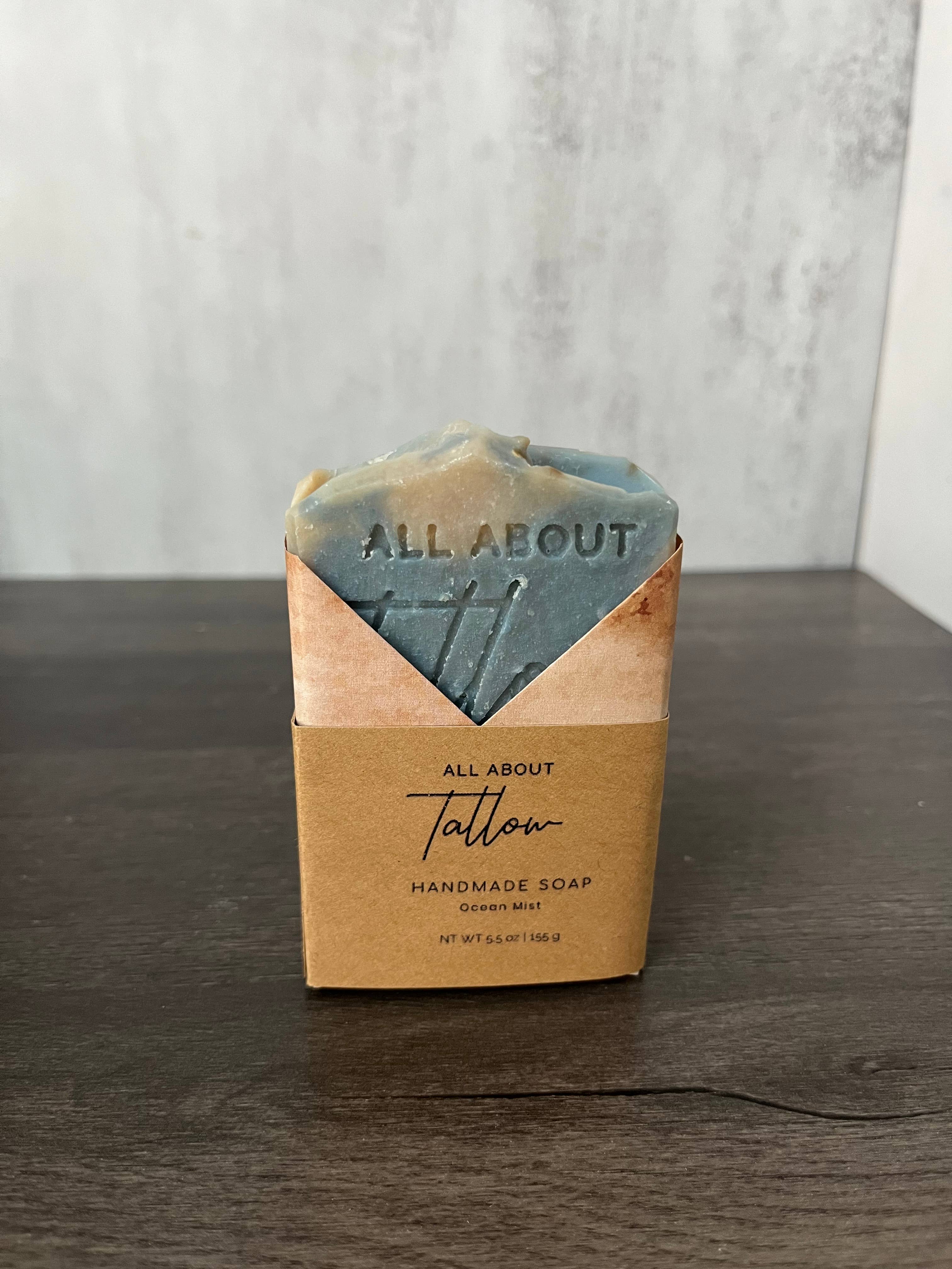Handcrafted Tallow Soap: Lemongrass & Lime