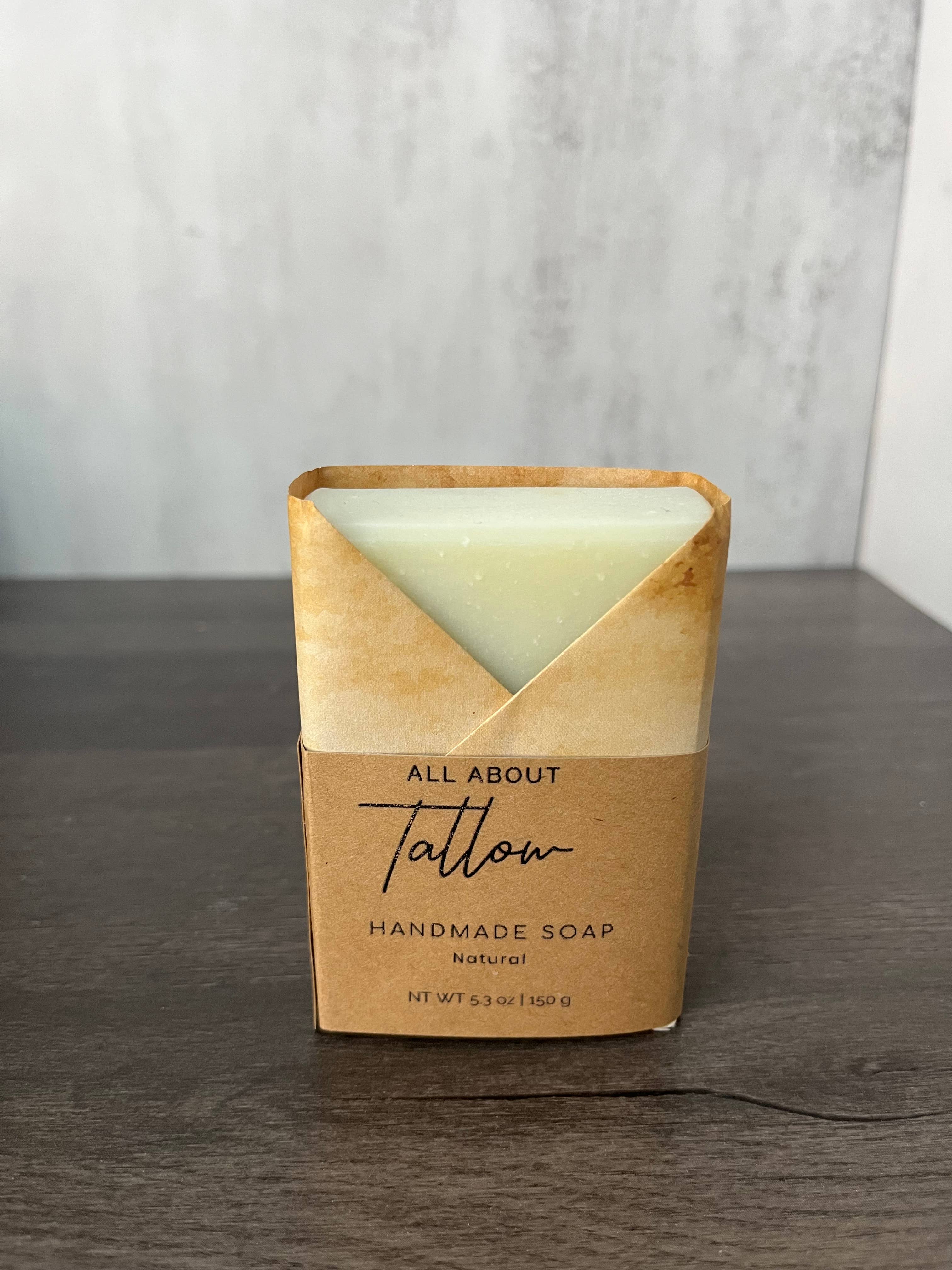 Handcrafted Tallow Soap: Lemongrass & Lime
