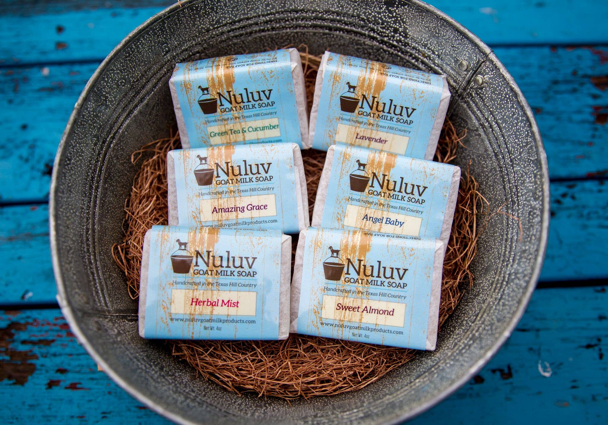 Nuluv Goat Milk Products - Nuluv Goat Milk 4-oz. Bar Soap - Timeless Fragrances: Lemon Lush