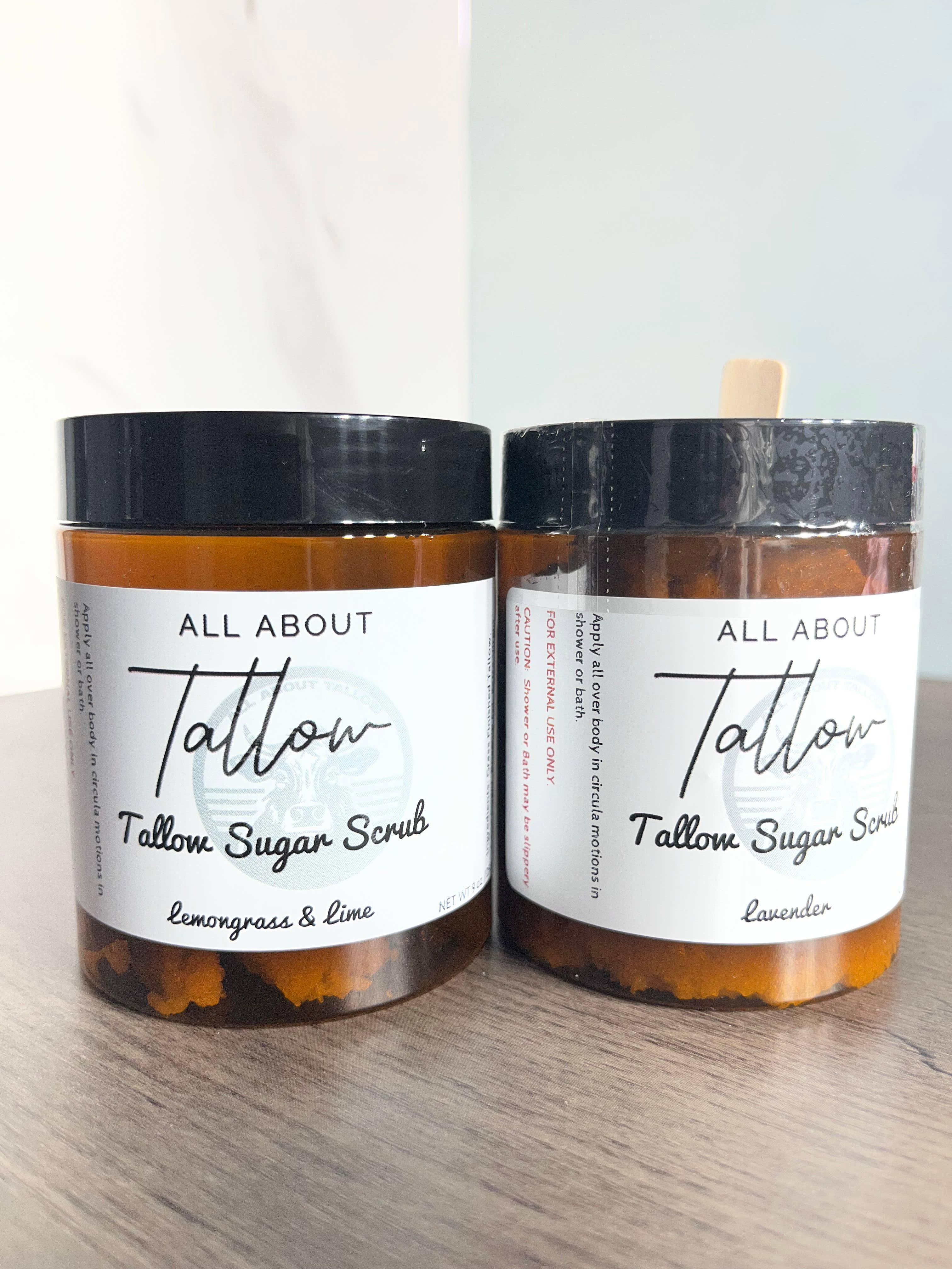 All About Tallow - Tallow Sugar Scrub - 9 oz: Lavender