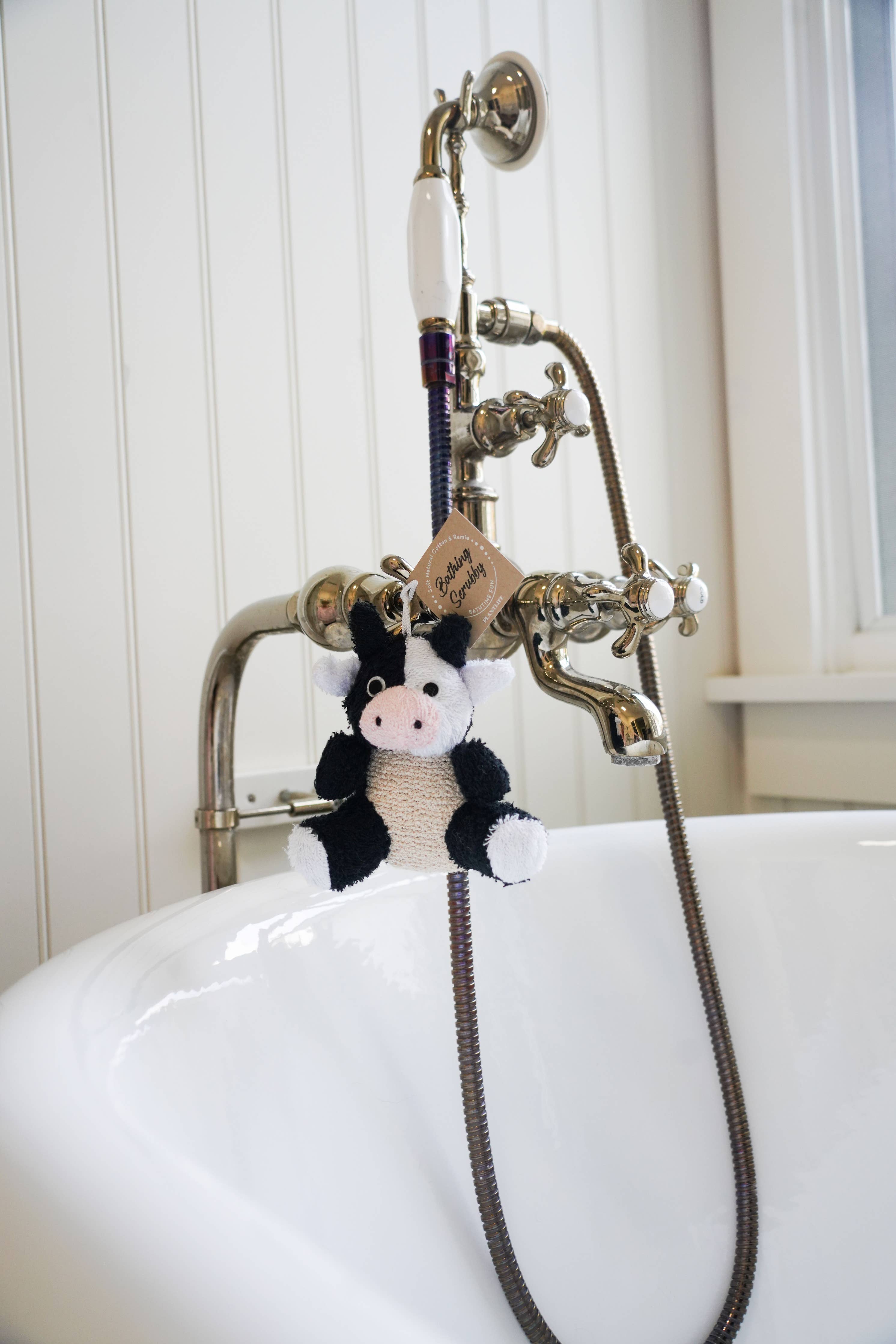 Ramie Cow Bath Scrubby