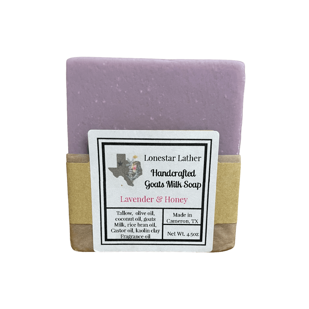 Lonestar Lather - Lavender Honey - Goat Milk & Tallow Soap