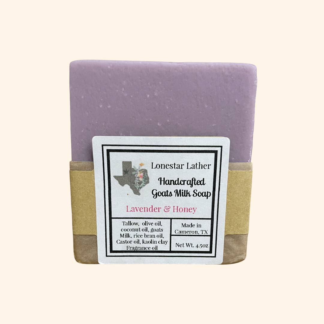 Lonestar Lather - Lavender Honey - Goat Milk & Tallow Soap