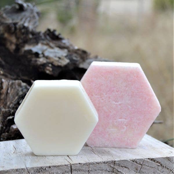 Sheepish Grins - Solid Shower Bars and Conditioner Bars: Lemon Lavender / Set of Both