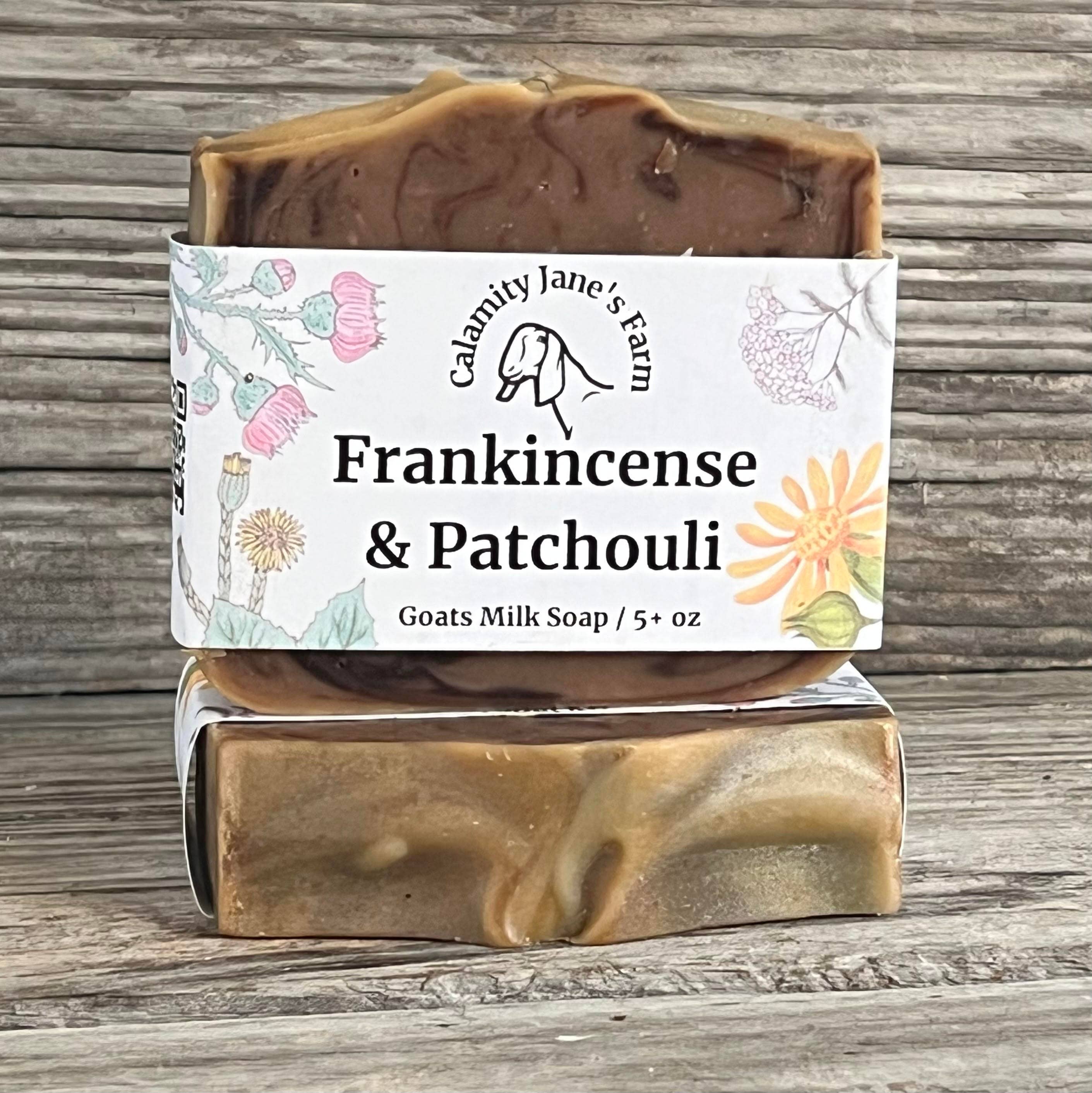 Calamity Jane’s Farm - Frankincense + Patchouli Goat Milk + Tallow Soap