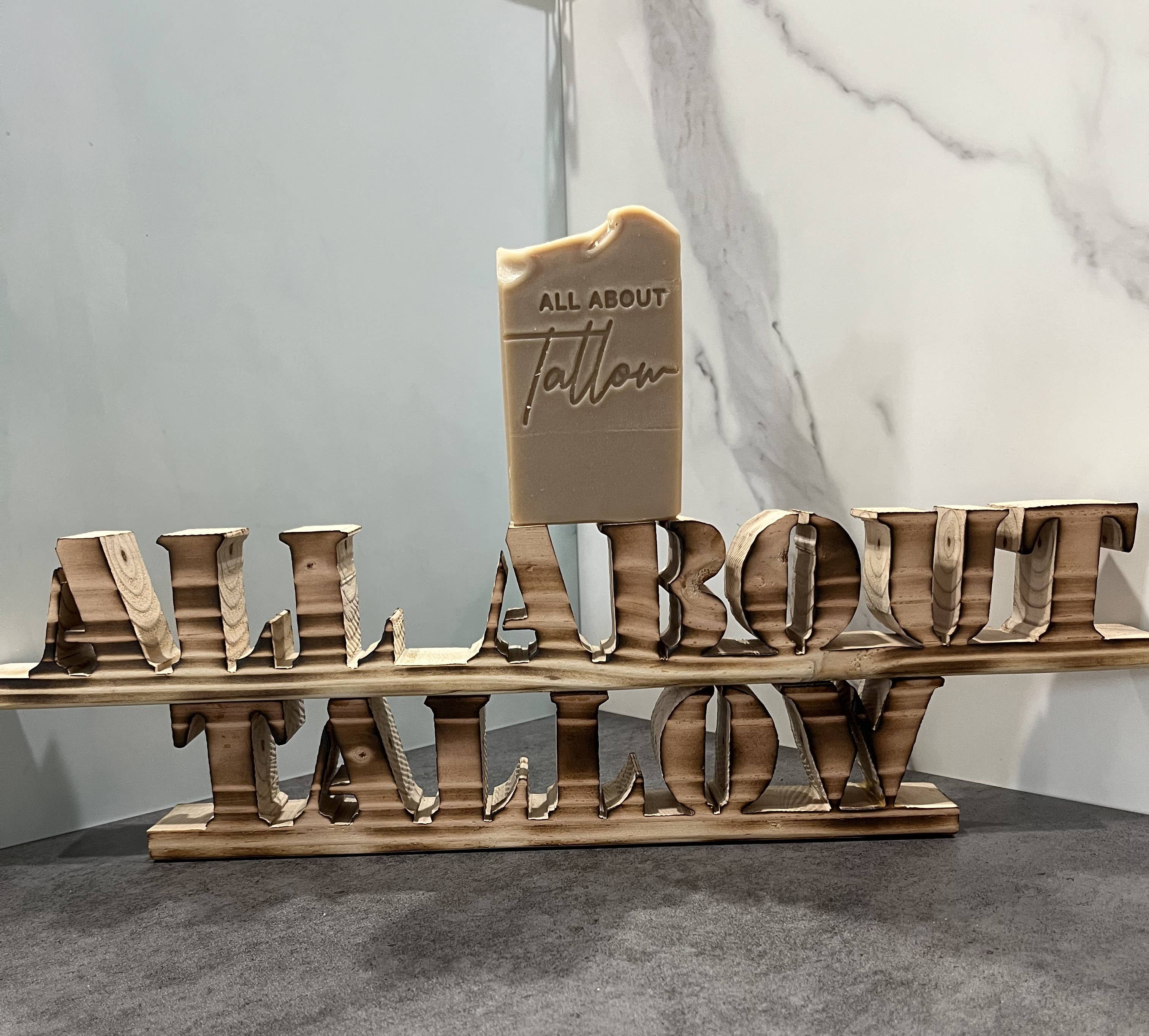 Handcrafted Tallow Soap: Sandalwood