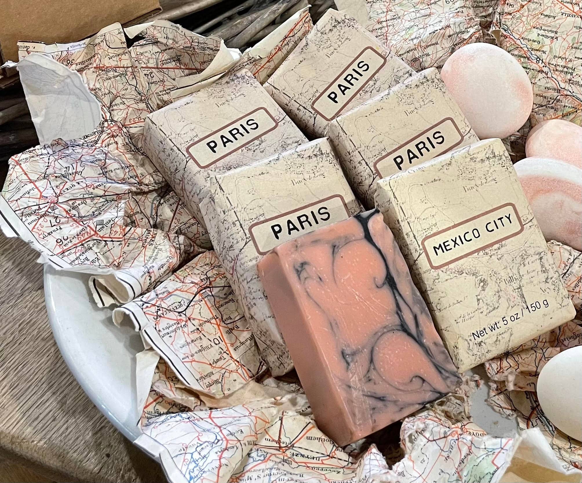 Fredericksburg Essentials - Paris Charcoal Rose Clay Intoxicating Natural Bar Soap