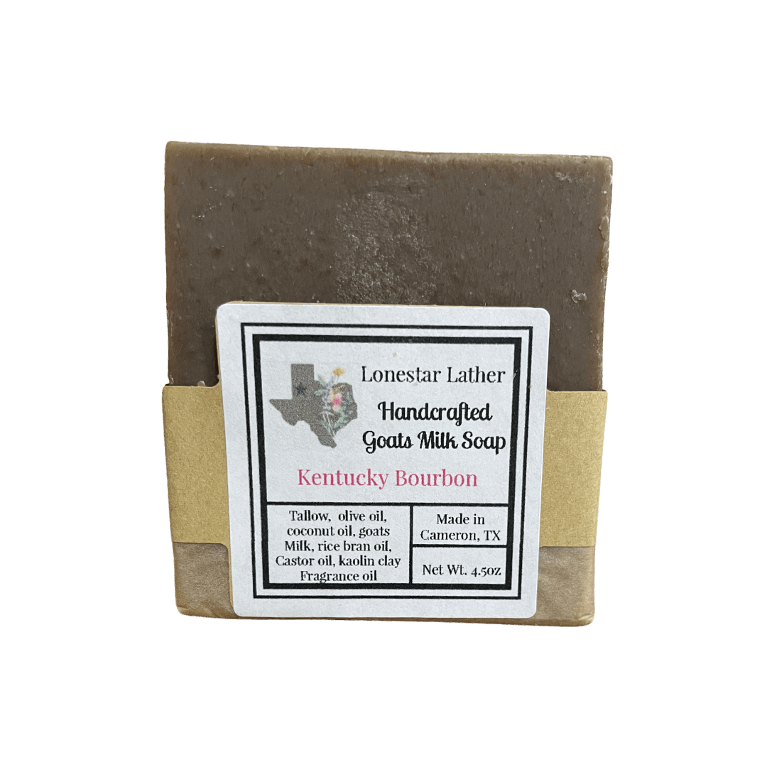 Lonestar Lather - Kentucky Bourbon - Goat Milk & Tallow Soap