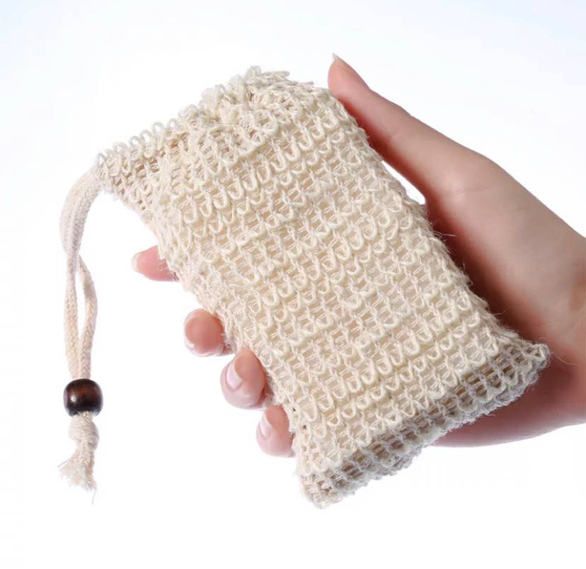 Mini Sisal Soap Pouch