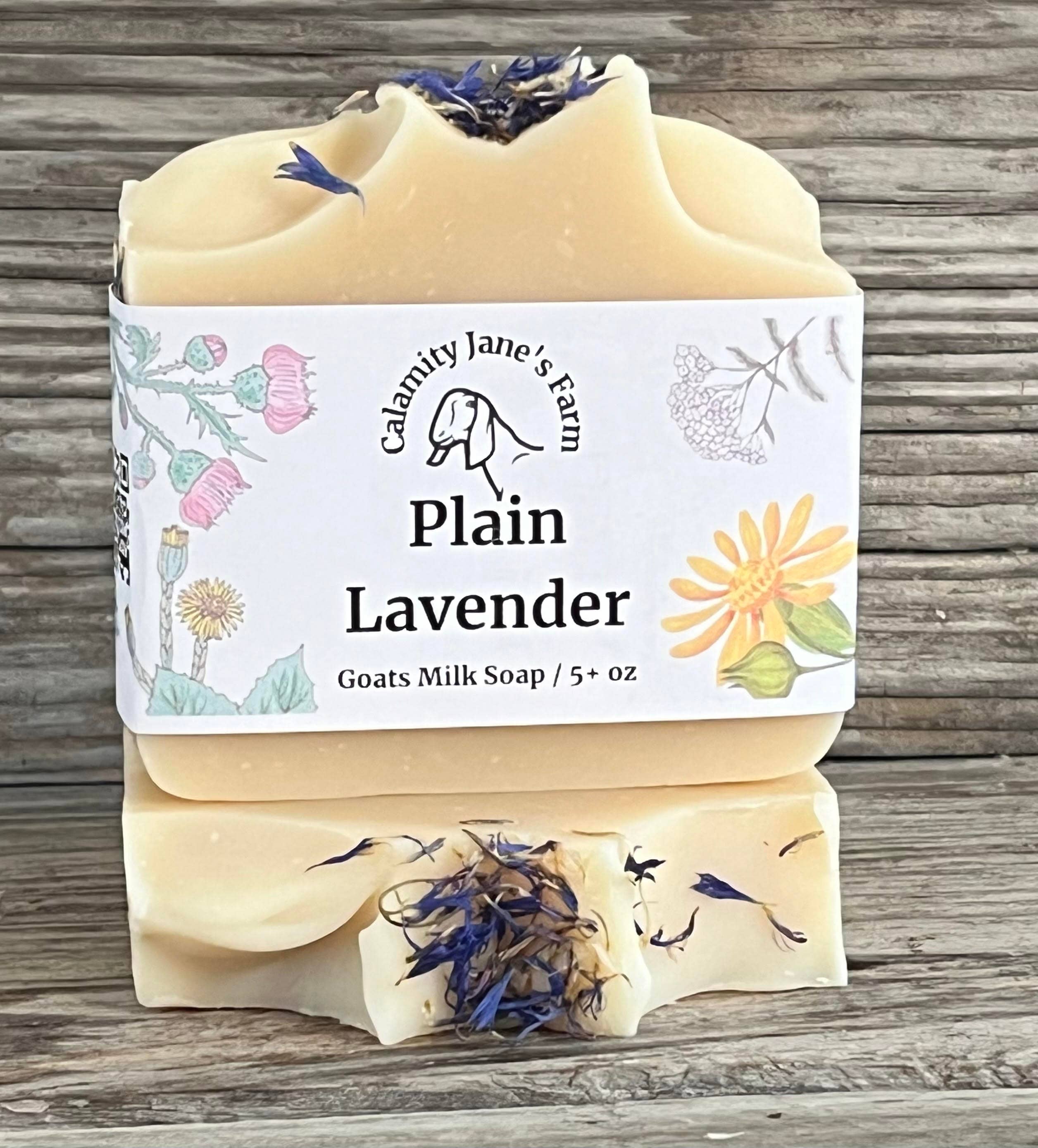 Calamity Jane’s Farm - Plain Lavender Goat Milk + Tallow  Soap