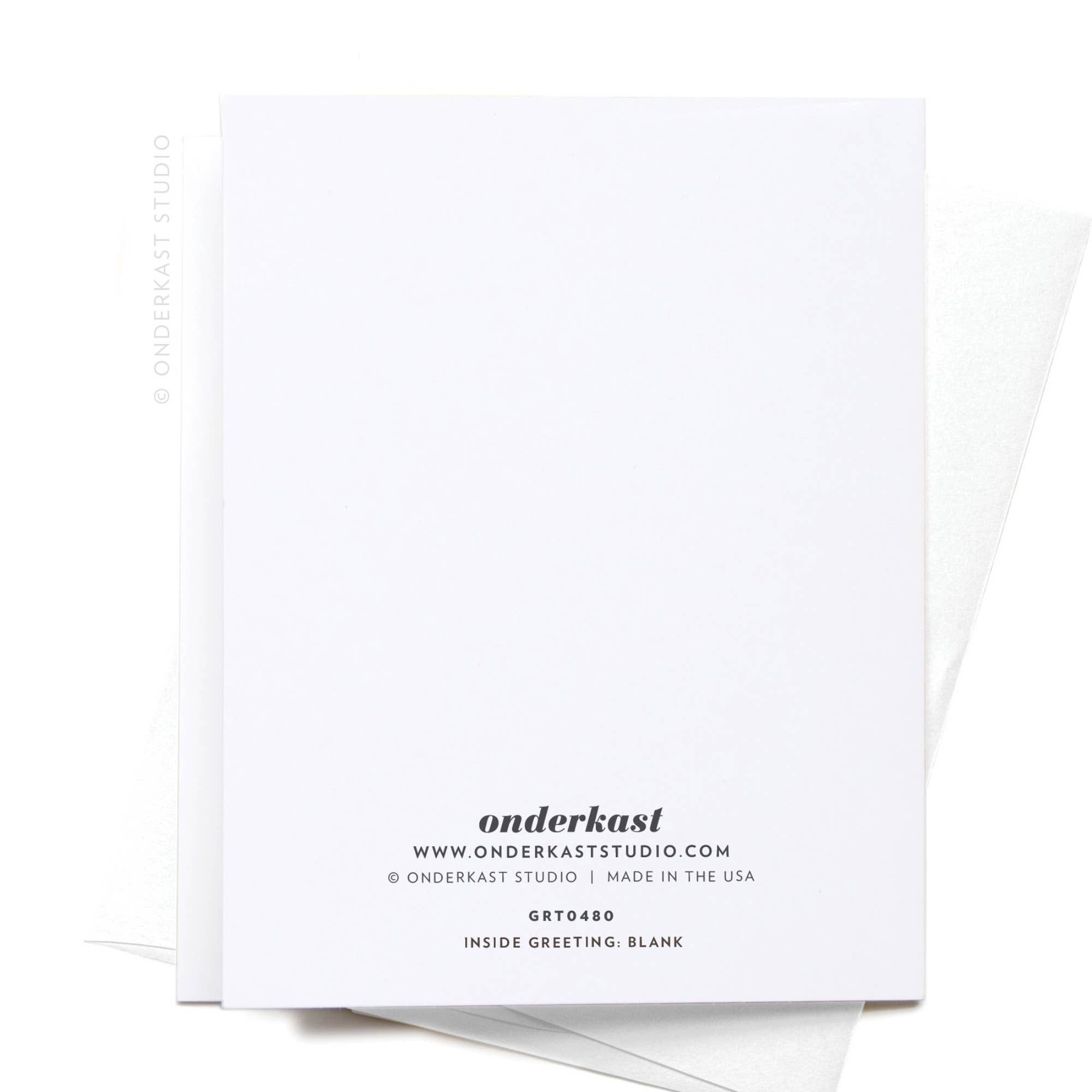 Onderkast Studio - Congrats Wonky Type Greeting Card