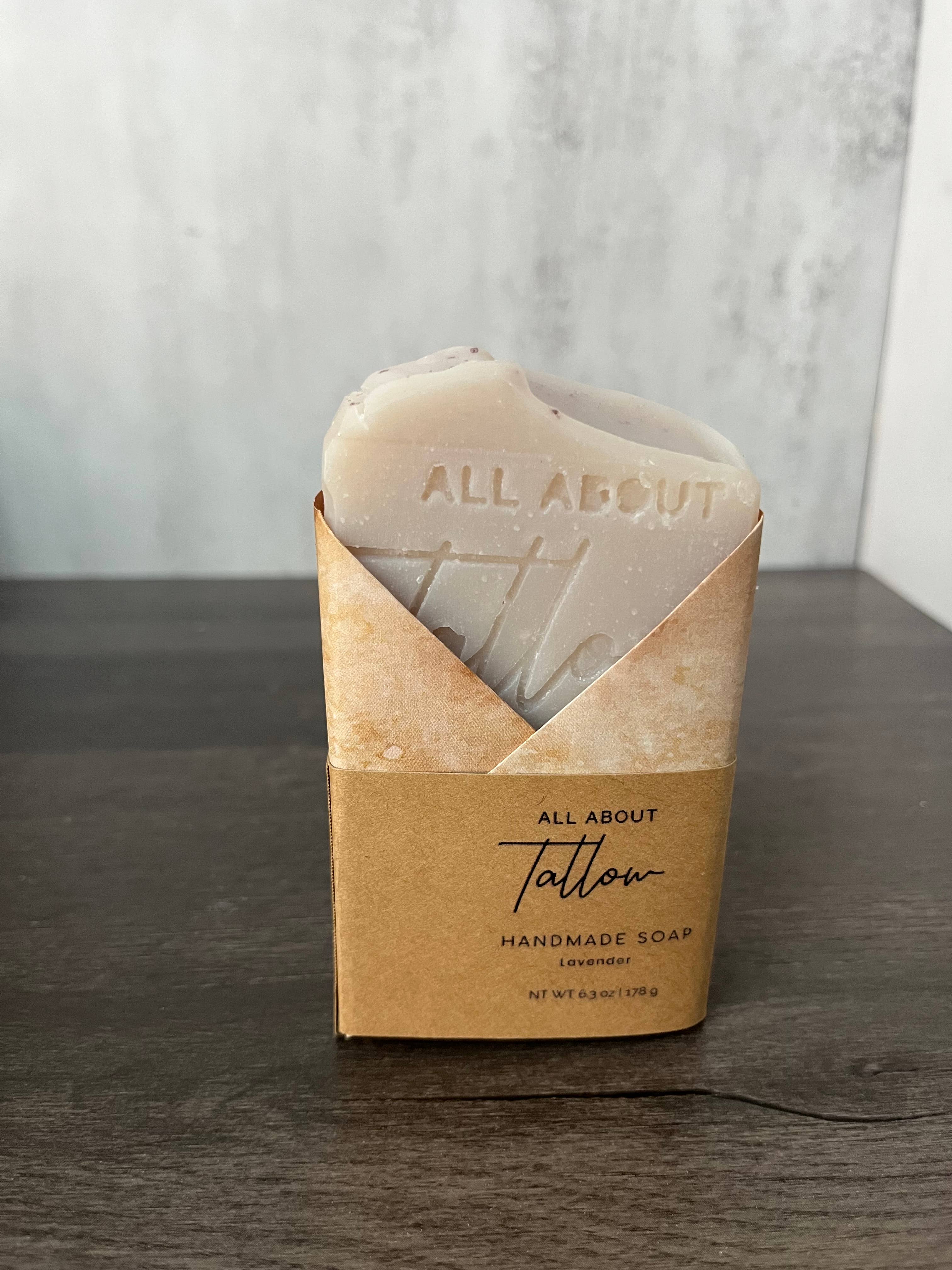 Handcrafted Tallow Soap: Unscented