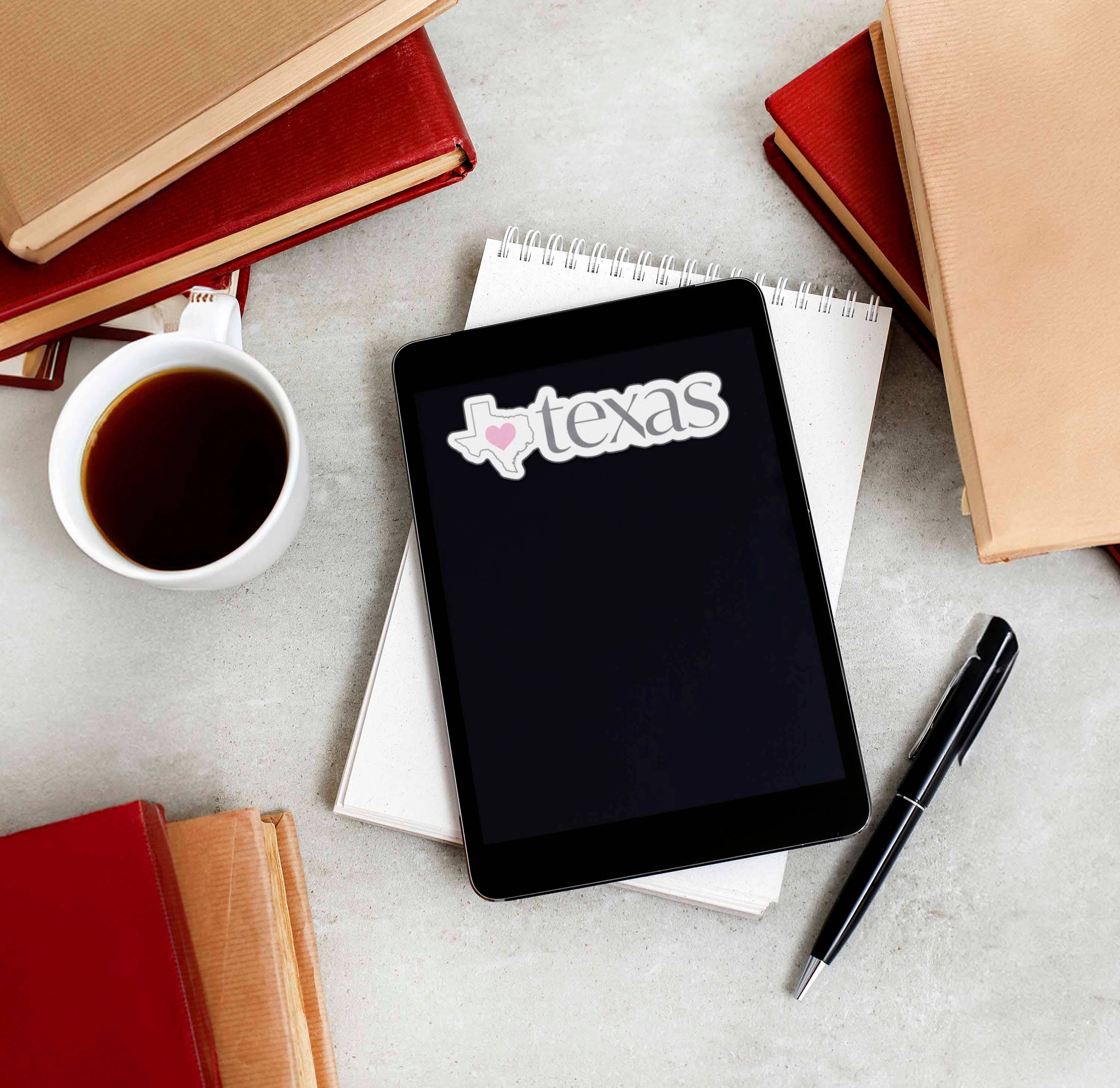 Sentinel Supply - Texas Heart Sticker - Cute Lone Star State Decals