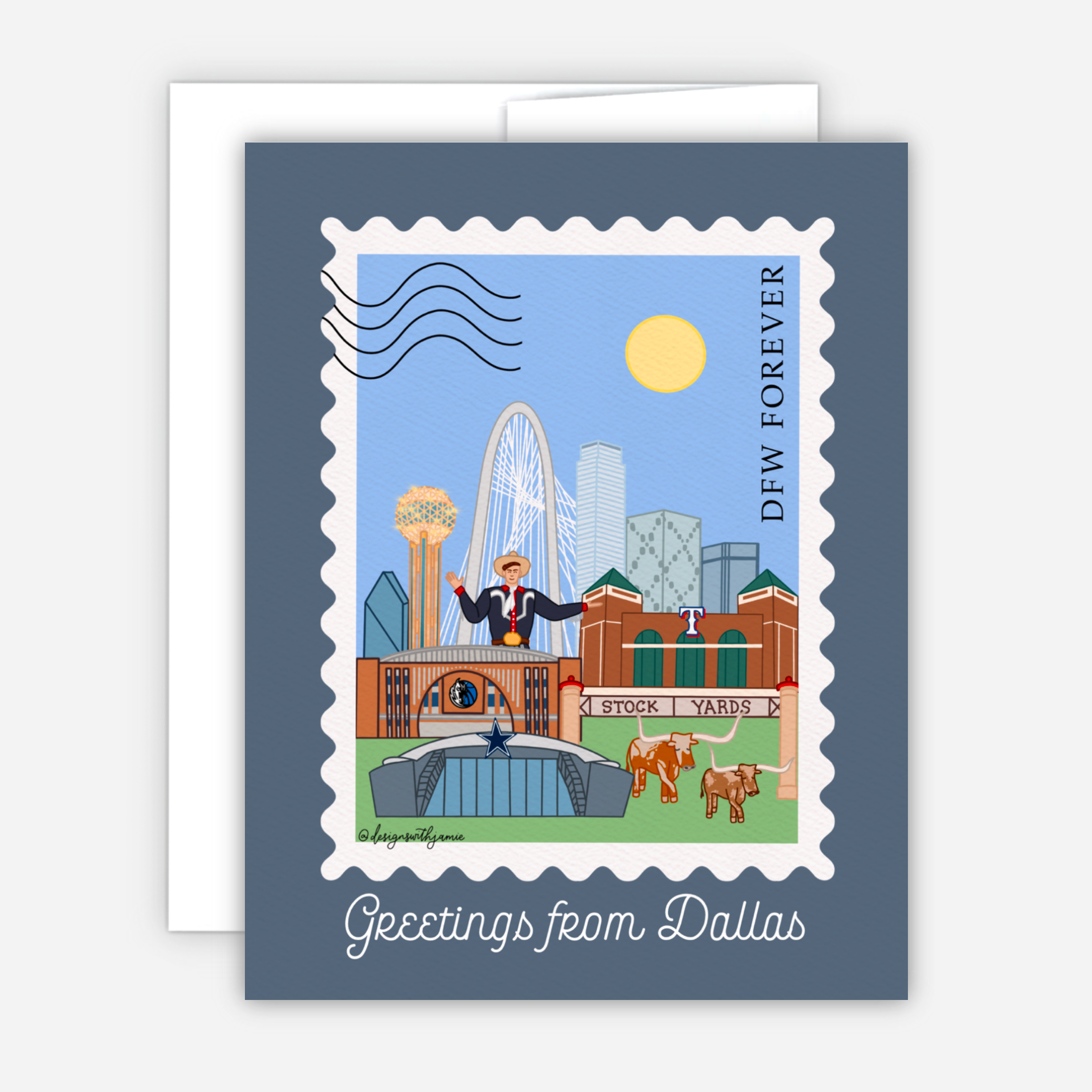 Greetings from Dallas Card
