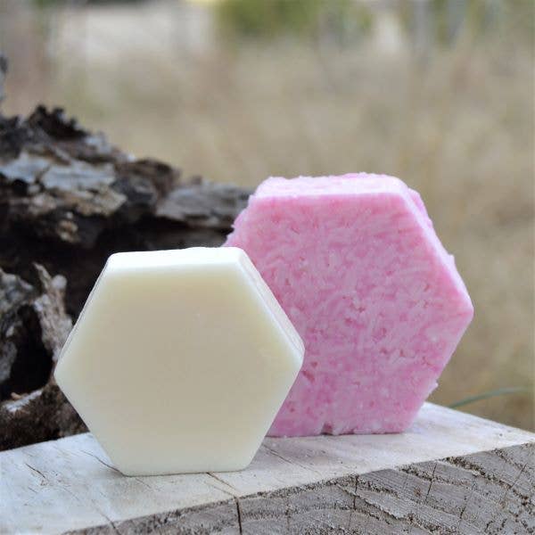 Sheepish Grins - Solid Shower Bars and Conditioner Bars: Lemon Lavender / Set of Both