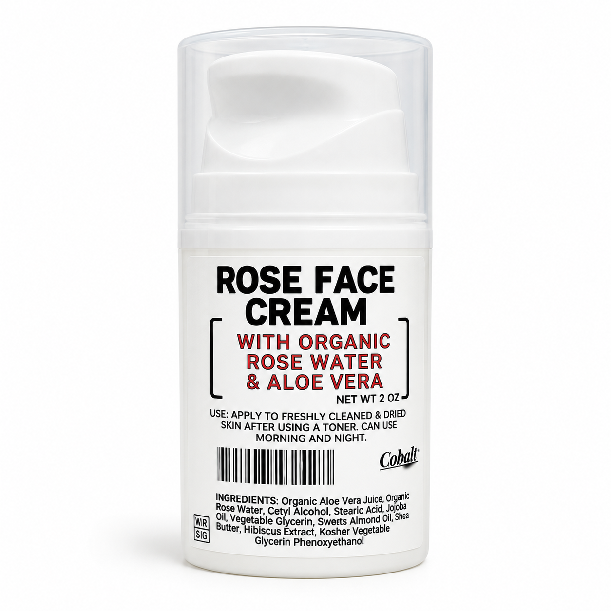 Cobalt Soap Co. Rose Face Cream