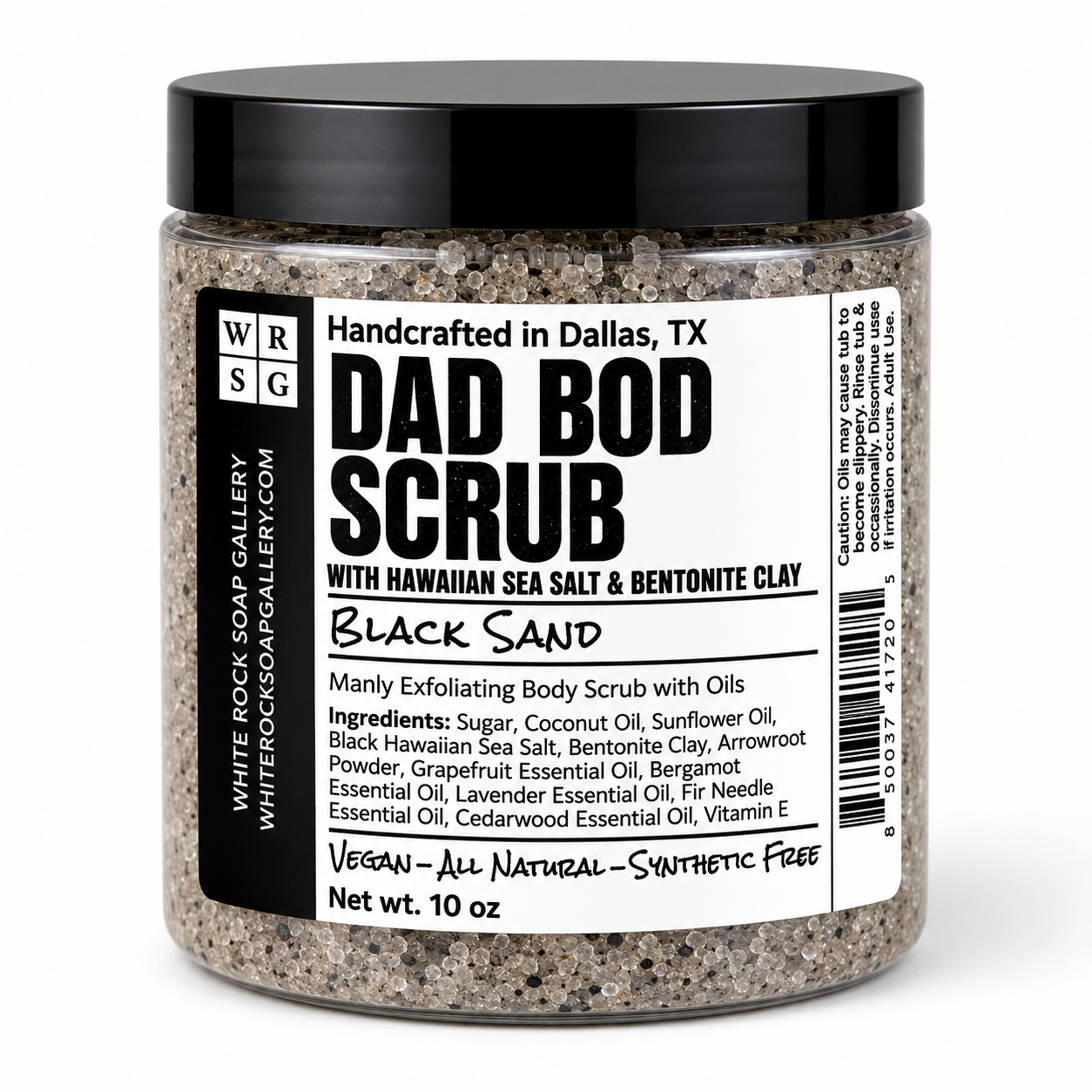 Dad Bod Scrub - Black Sand