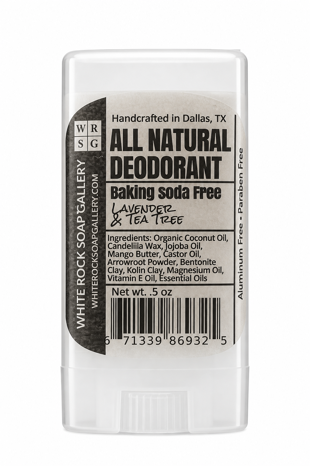 Aluminum & Baking Soda Free Deodorant - Travel Size