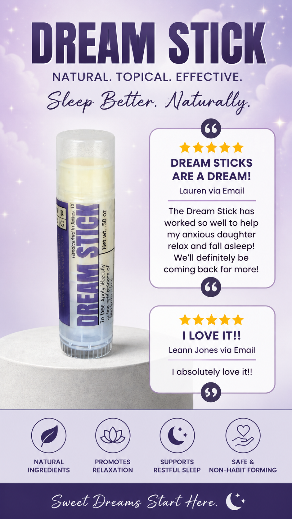 Dream Stick Essential Oil Balm