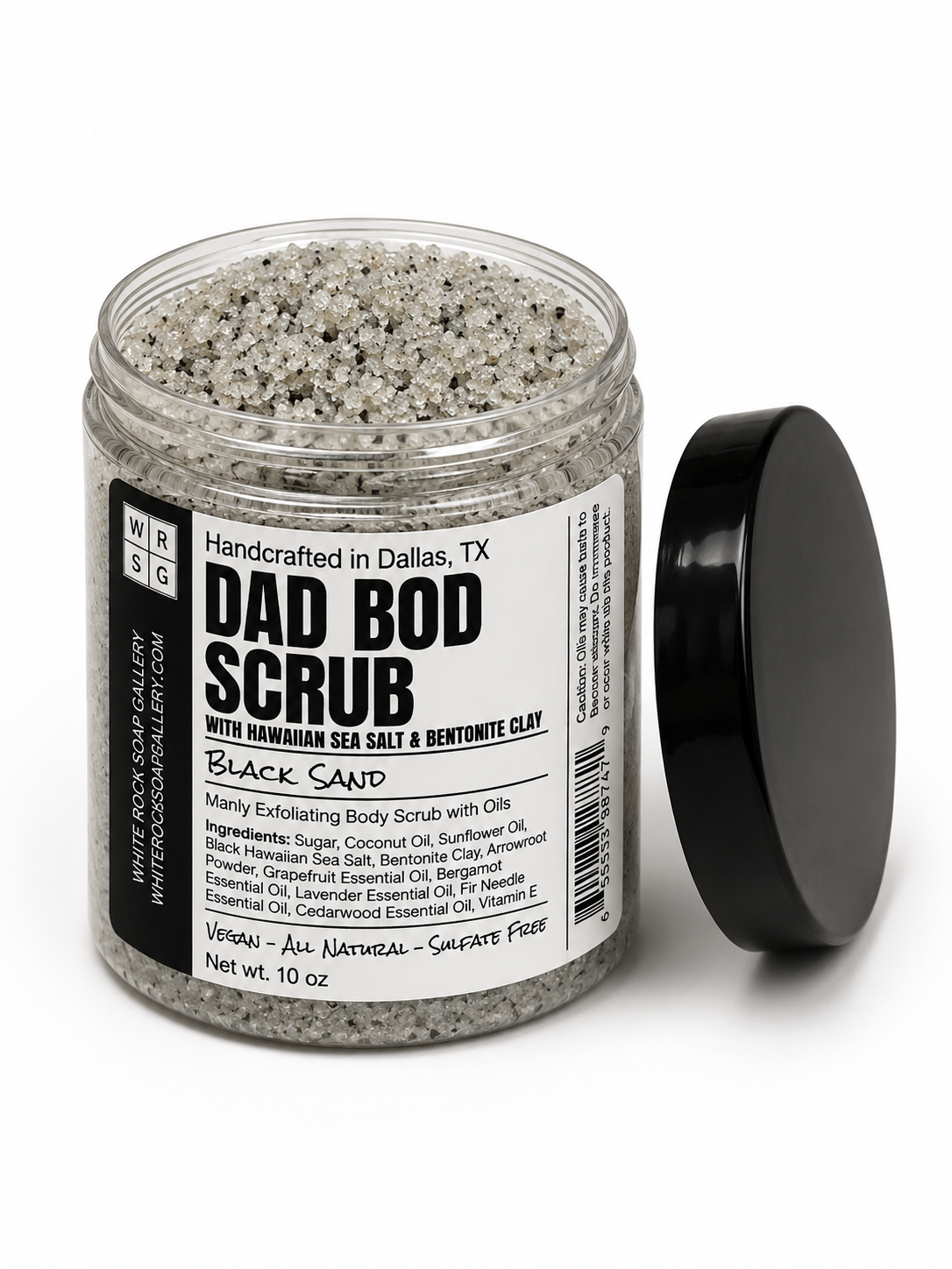 Dad Bod Scrub - Black Sand