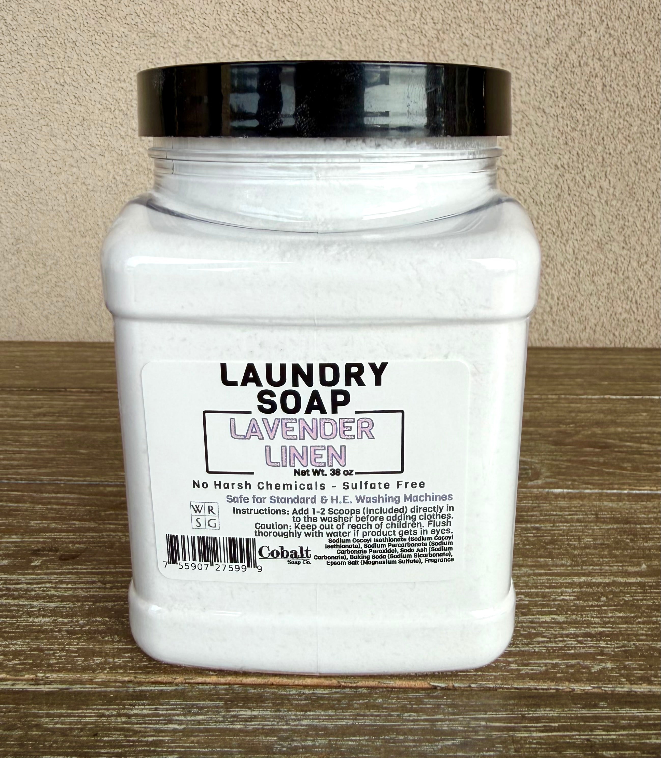 Cobalt Soap Laundry Soap Powder - Lavender Linen