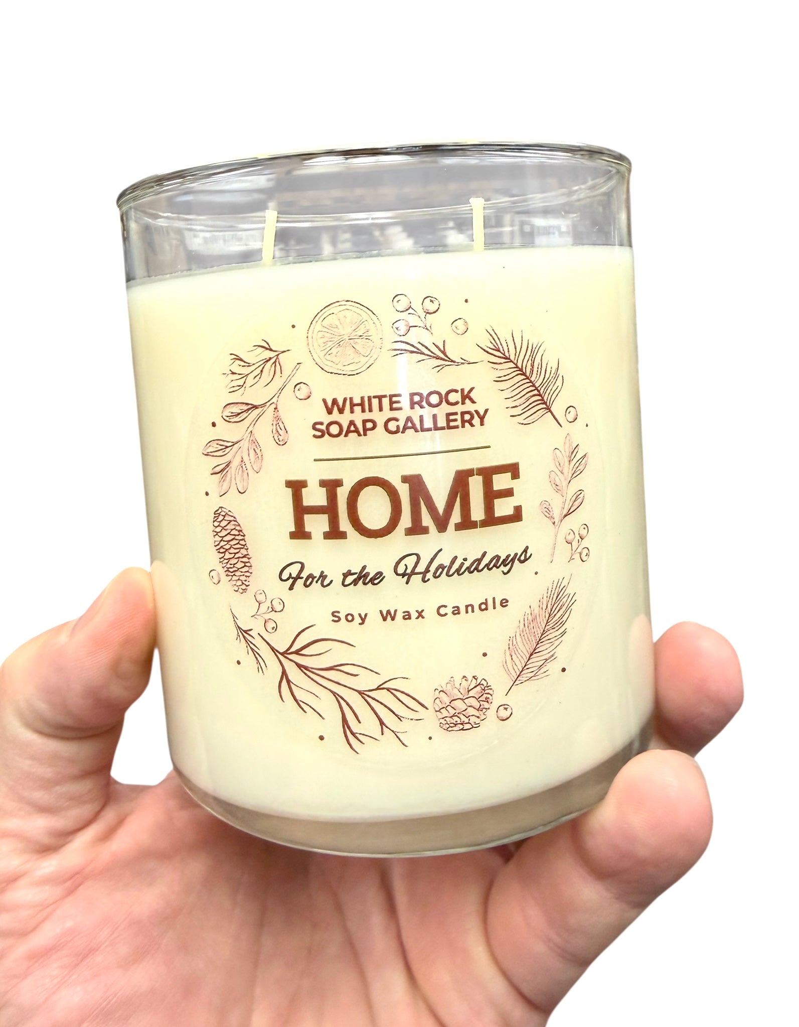 Home for the Holidays — 2-Wick Soy Wax Candle (22 oz Jar)