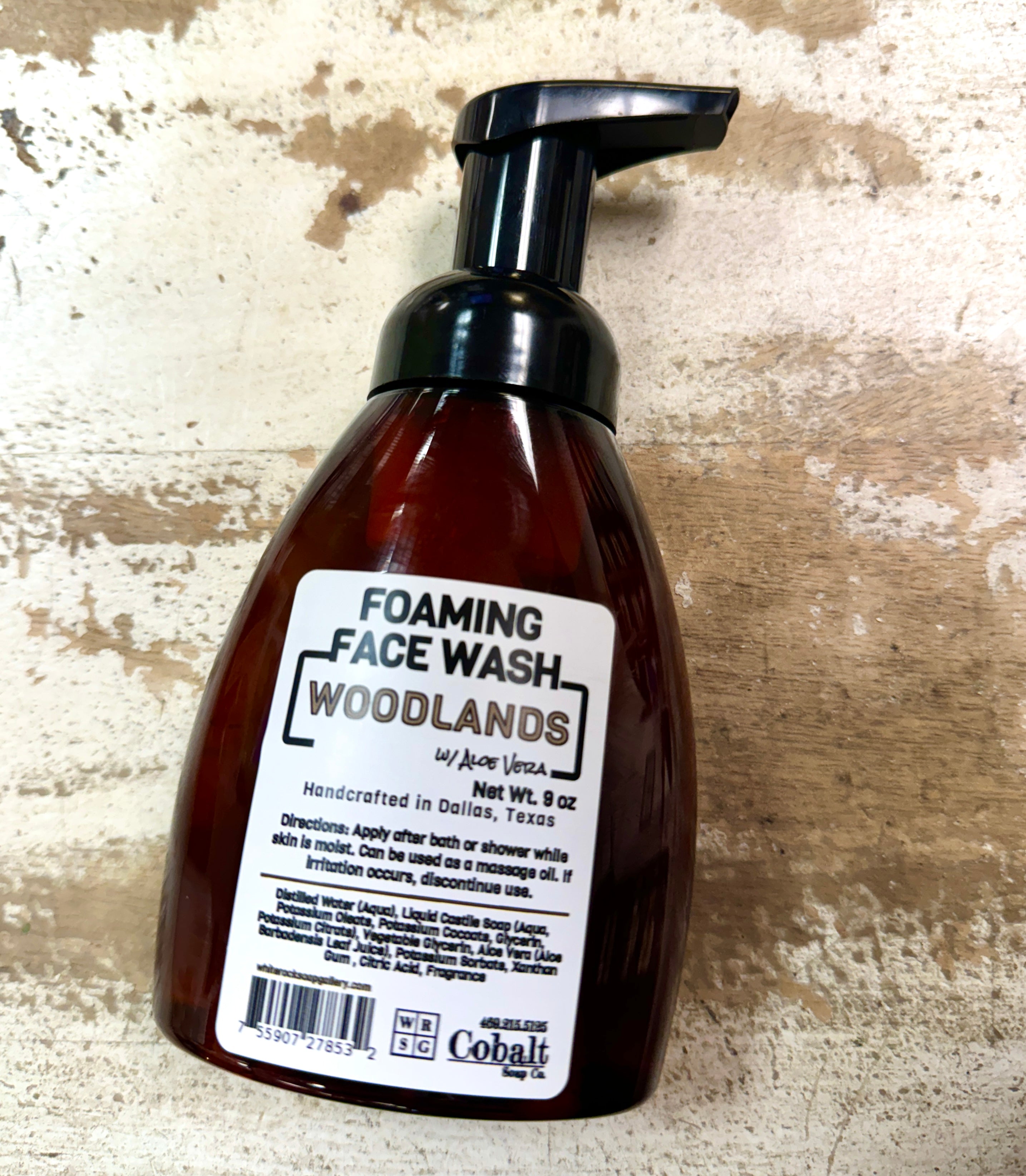 Woodlands Foaming Face Wash with Aloe