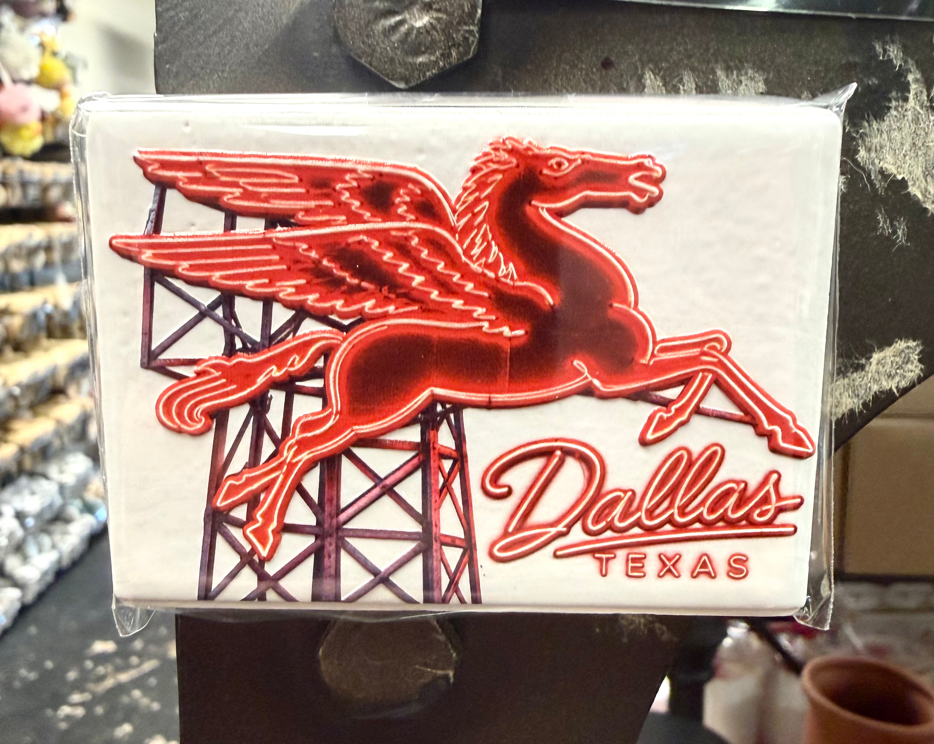 Dallas Pegasus Ceramic Magnet