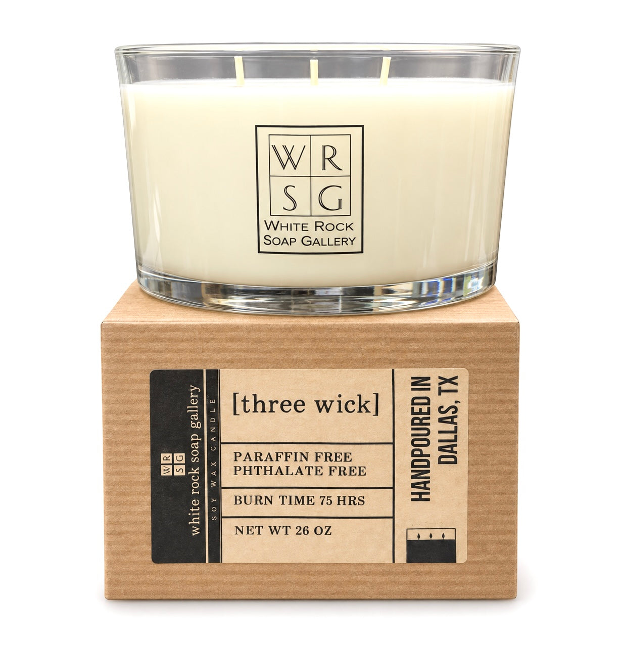 Three Wick Soy Wax Candle