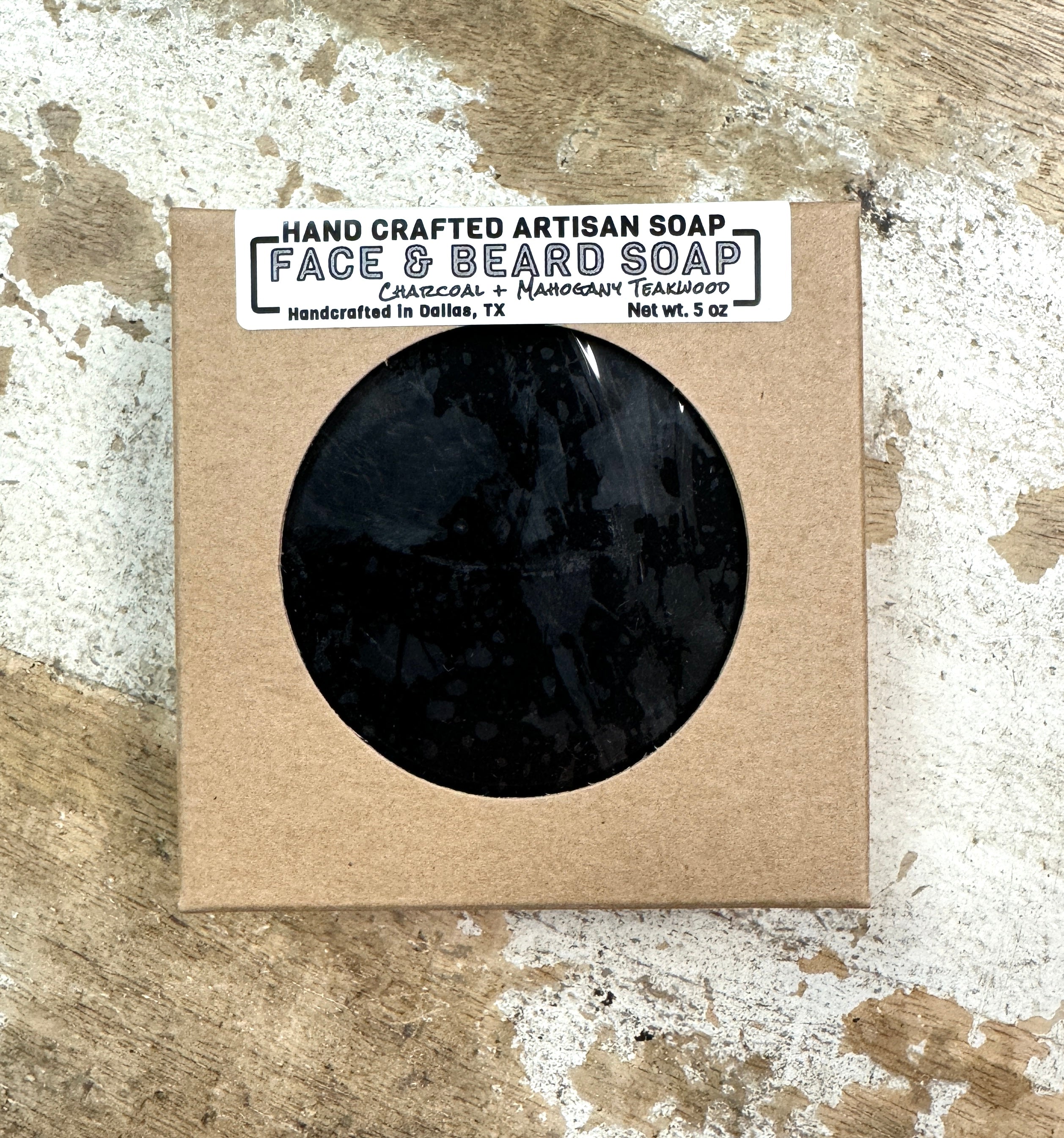 Face & Beard Soap with Activated Charcoal
