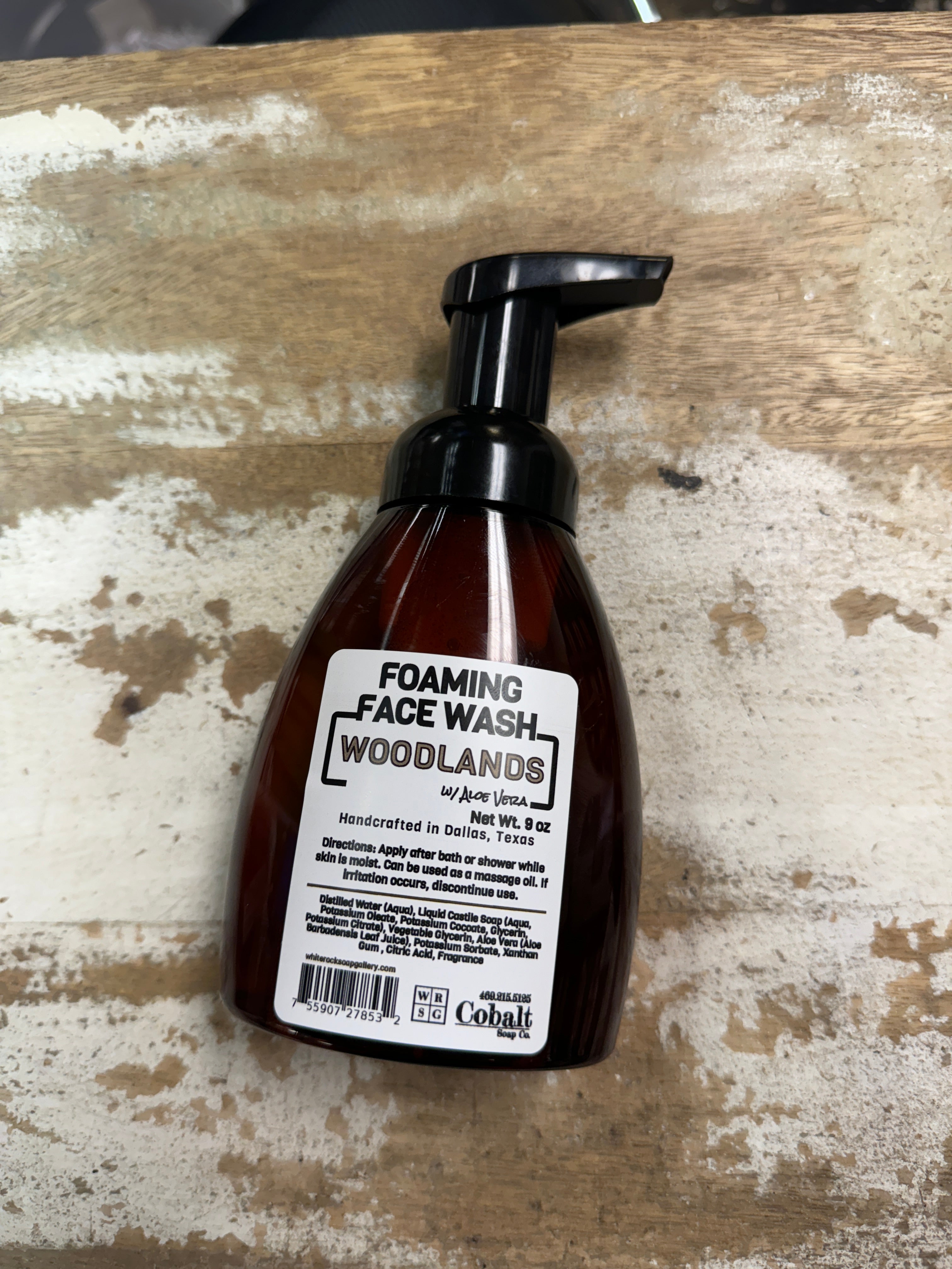 Woodlands Foaming Face Wash with Aloe