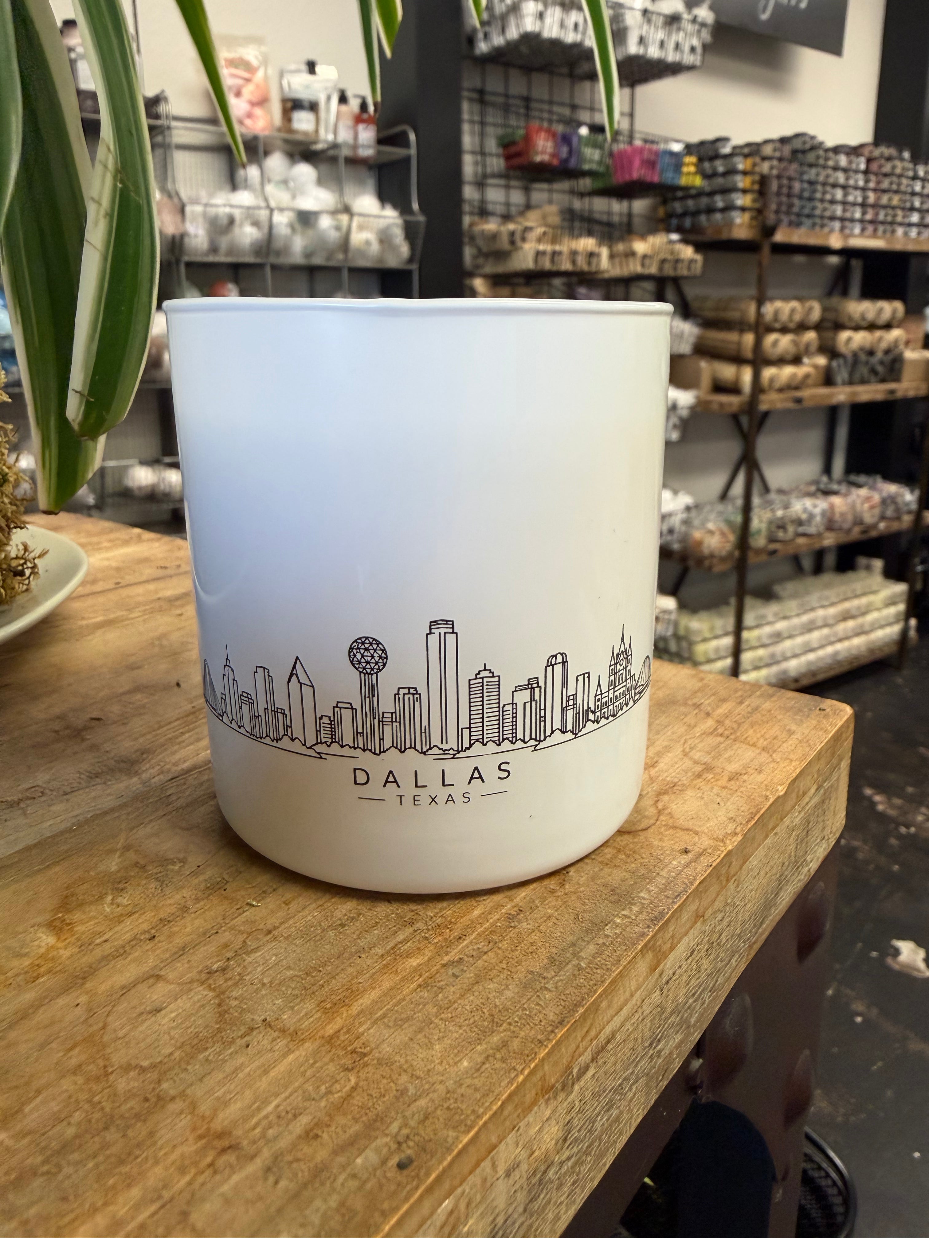 Dallas Texas Skyline Soy Wax Candle