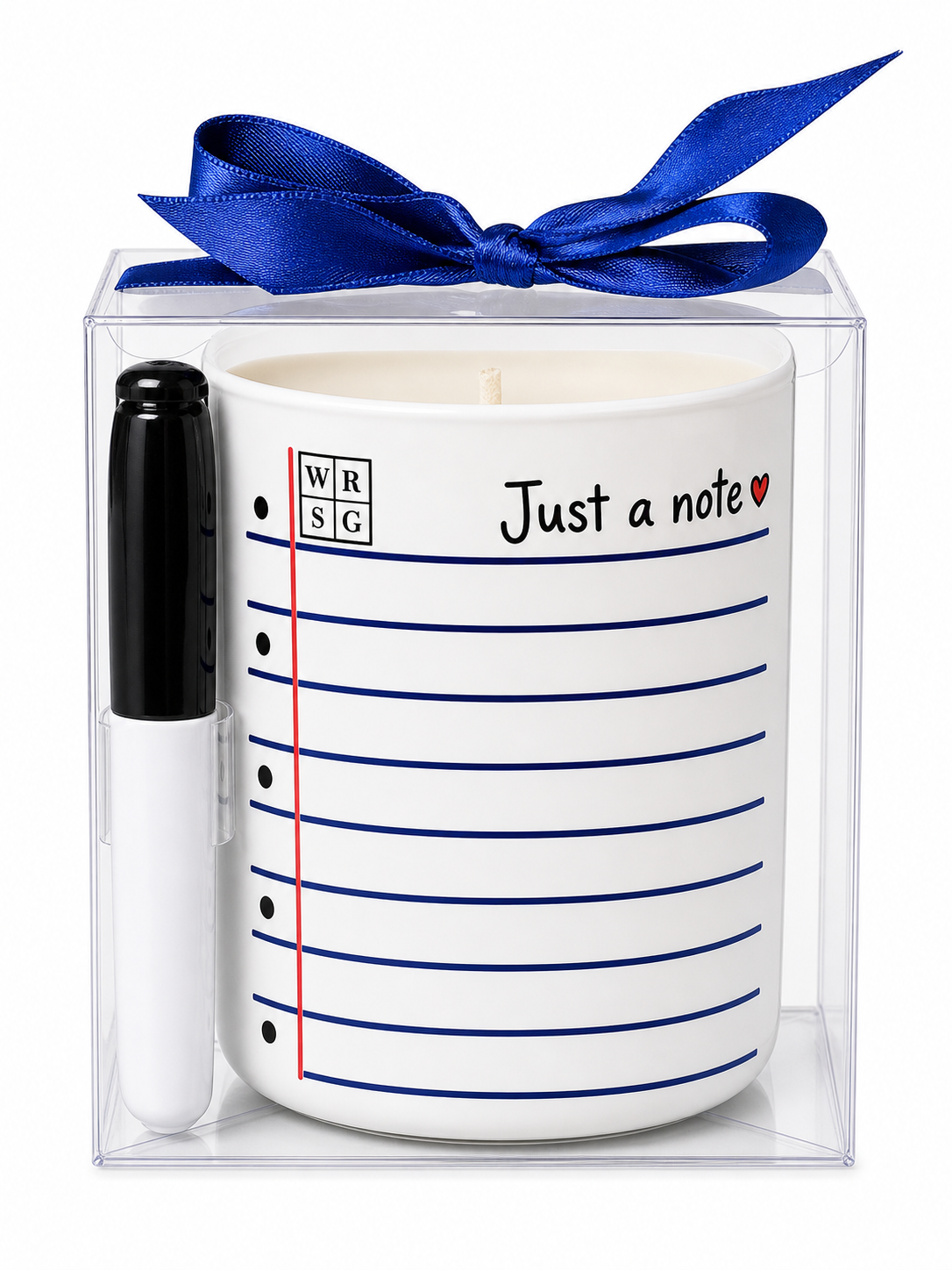 Just a Note ❤️ Candle – Blank Page