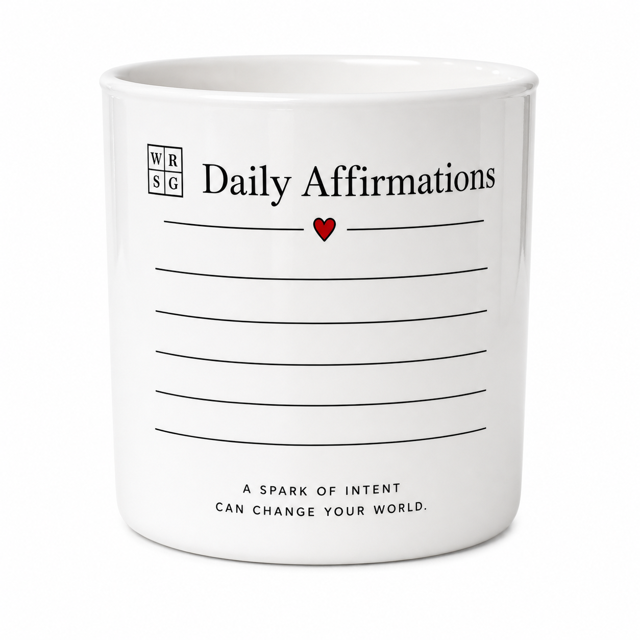 Daily Affirmations Candle – Stillness
